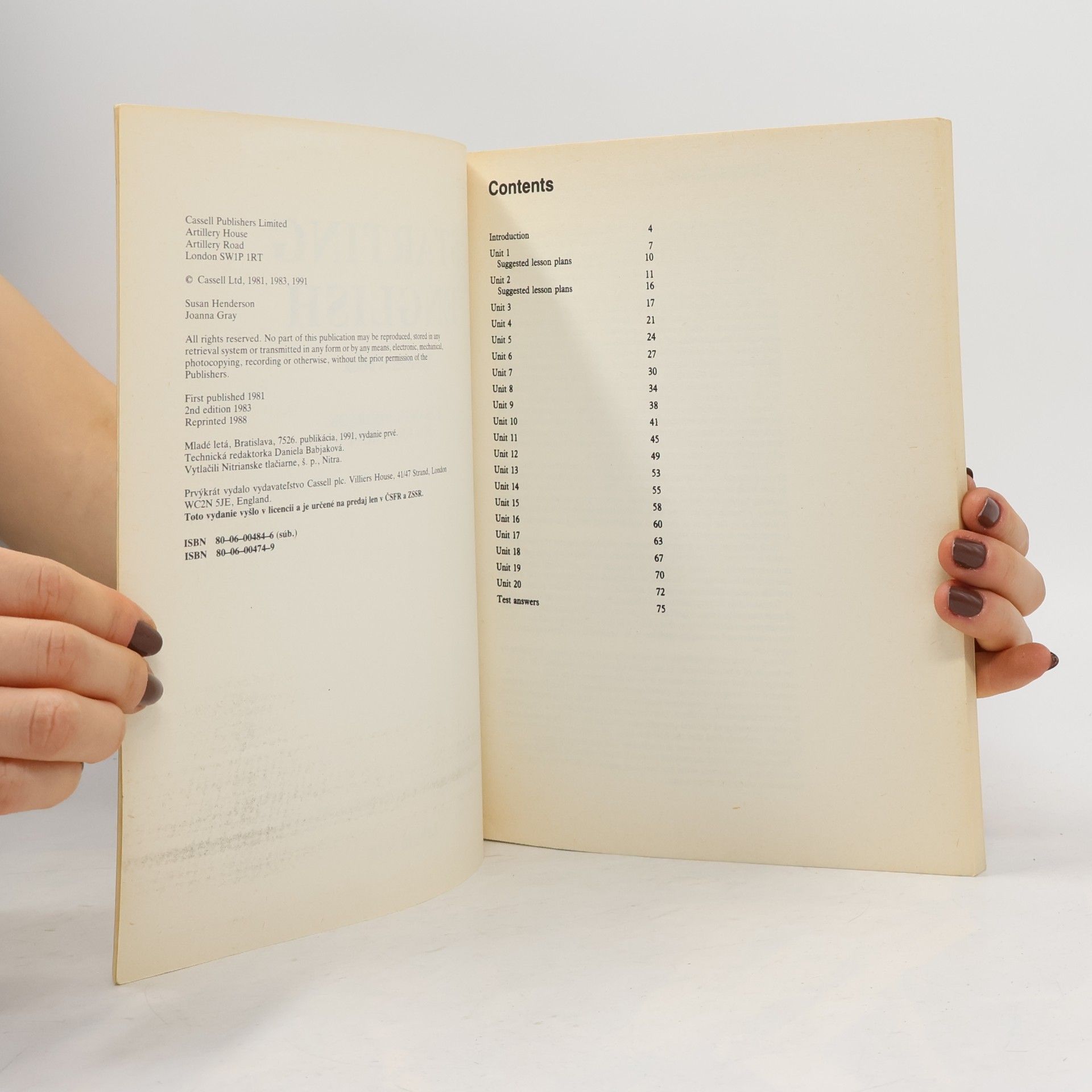 Susan Henderson Starting English 1