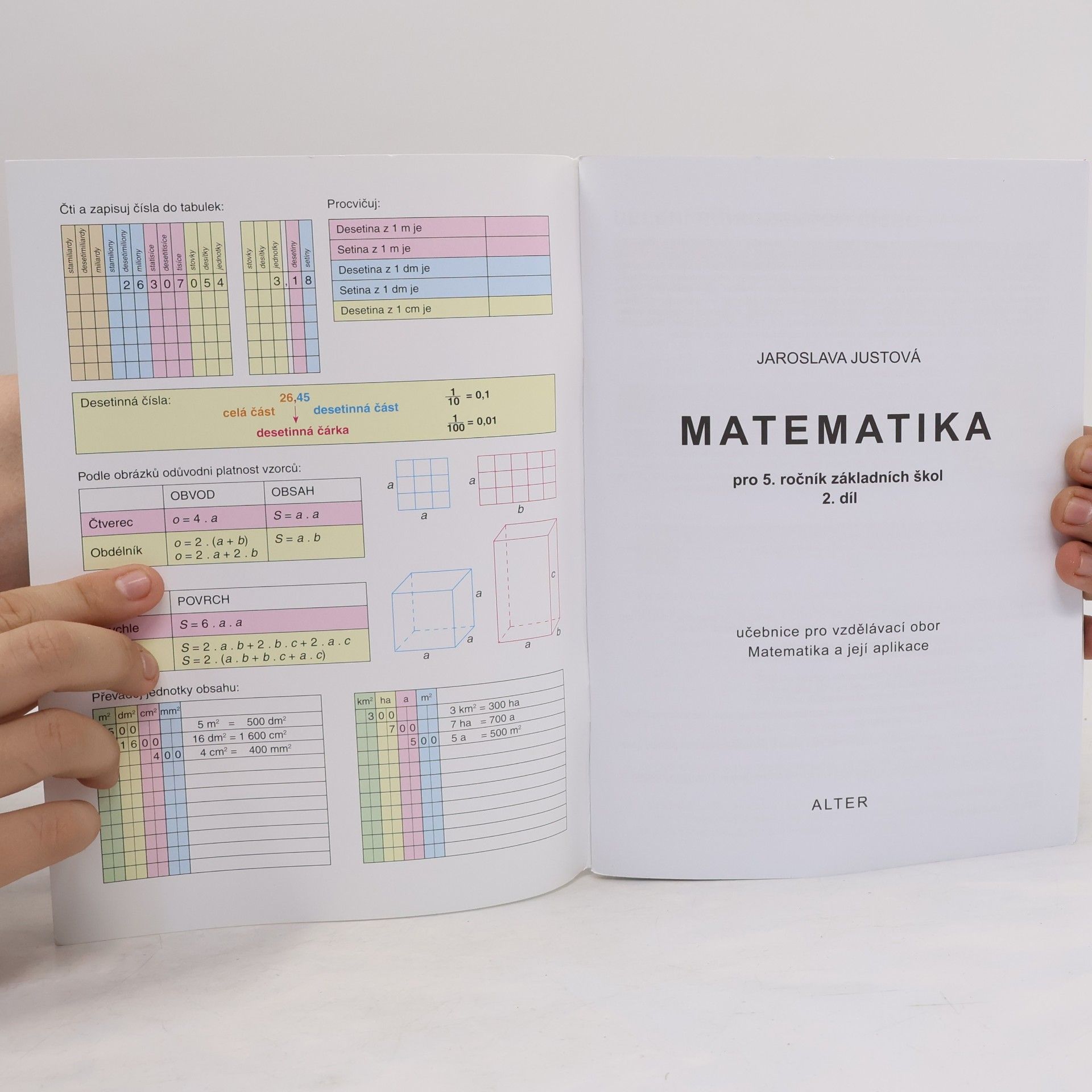 Jaroslava Justová Matematika pro 5. ročník základních škol (2. díl)