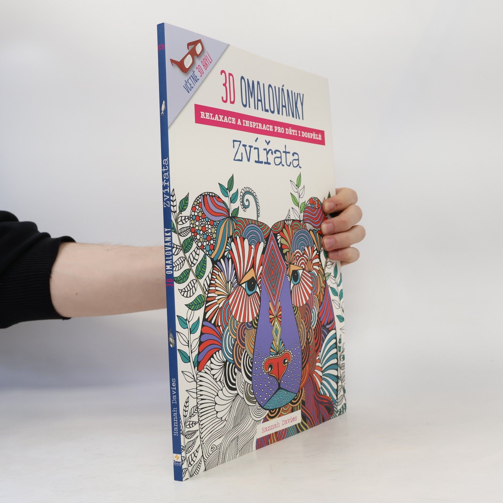 Hannah Davies 3D omalovánky: Zvířata
