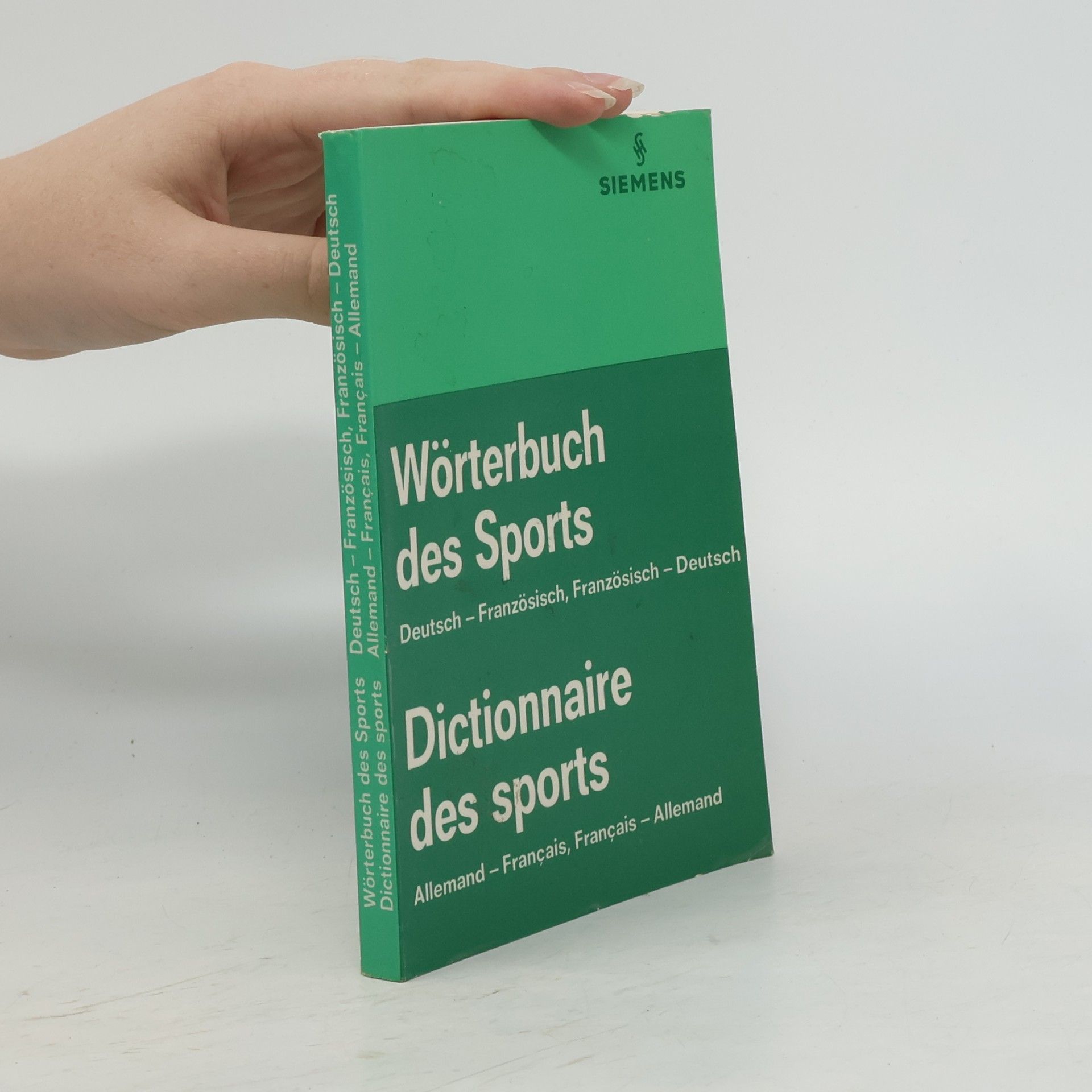 Various authors Wörterbuch des Sports. Deutsch-Französisch, Französisch-Deutsch.