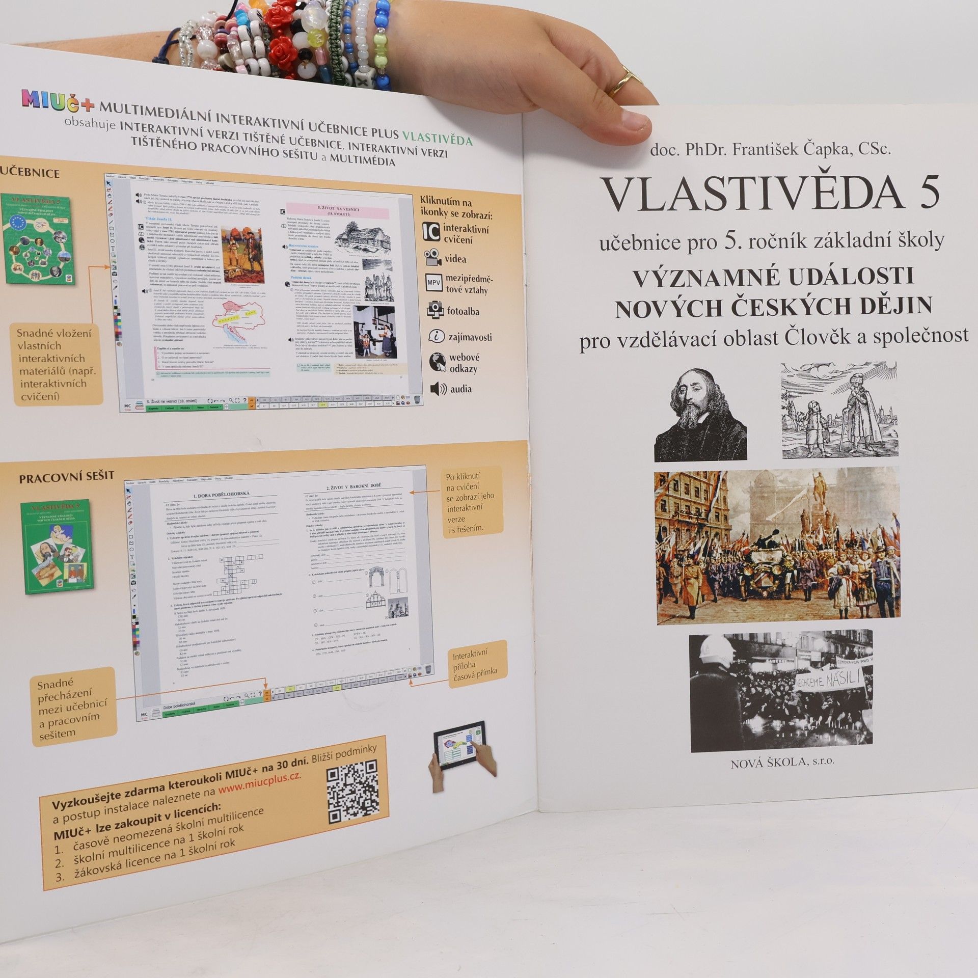 František Čapka Vlastivěda 5 : významné události nových českých dějin : pro 5. ročník základní školy : pro vzdělávací oblast Člověk a společnost