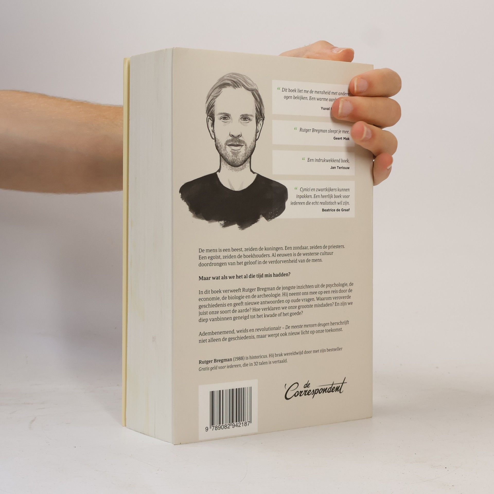 Rutger Bregman De meeste mensen deugen. Een nieuwe geschiedenis van de mens