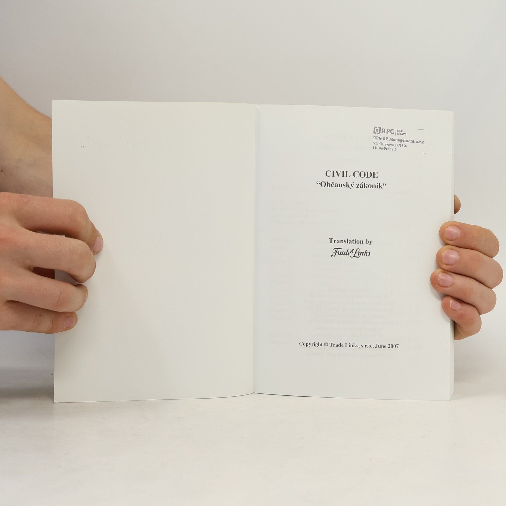 Autorenkollektiv Civil Code: Občanský zákoník
