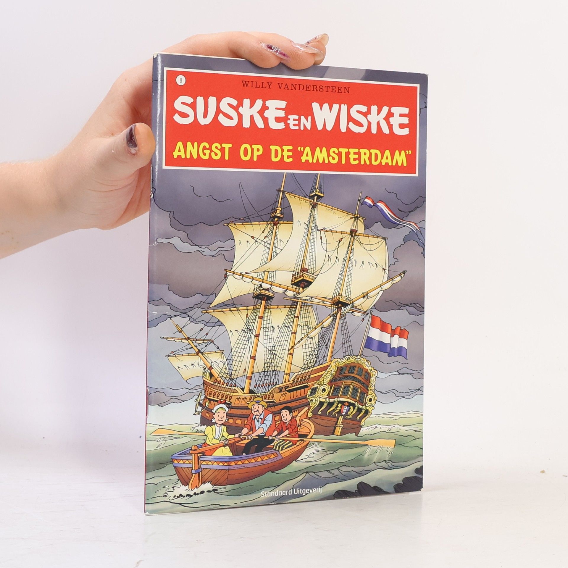 Willy Vandesteen Suske en Wiske Angst op de "Amsterdam"