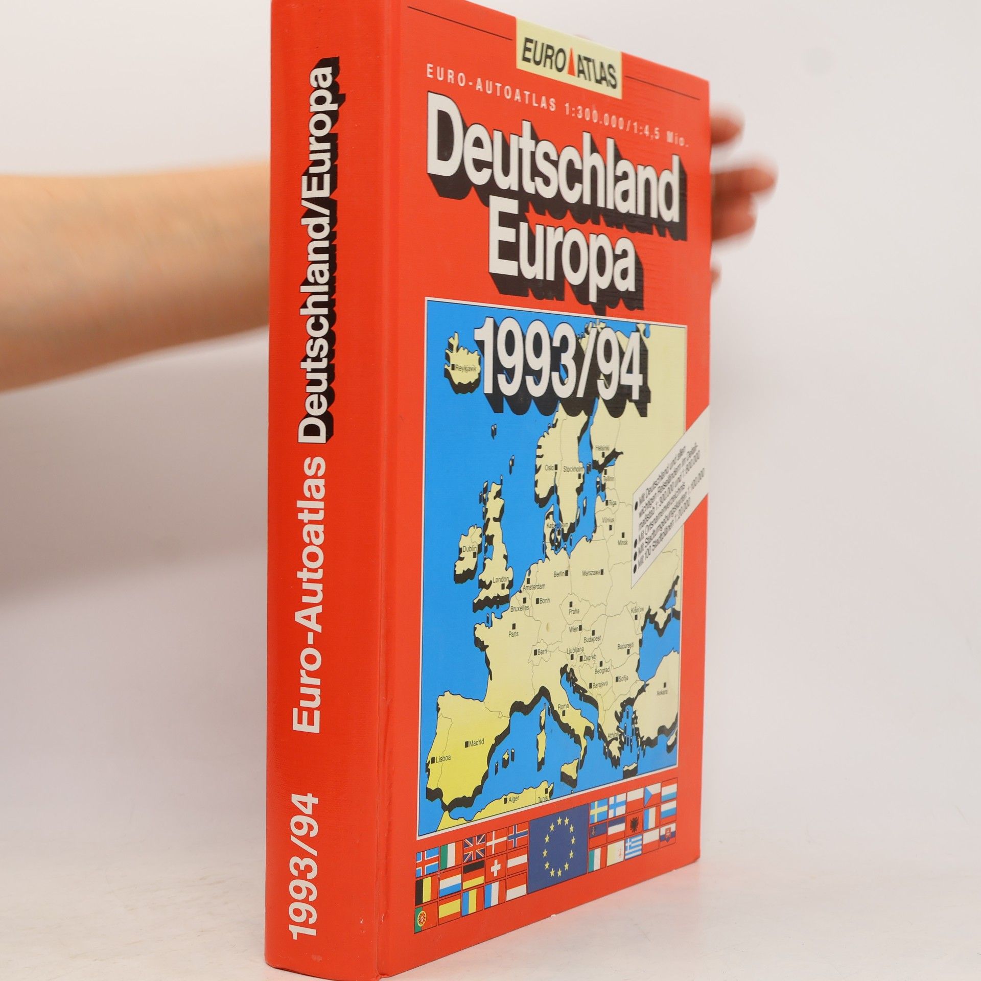 Autorenkollektiv Euro-Autoatlas Deutschland / Europa 1993/94