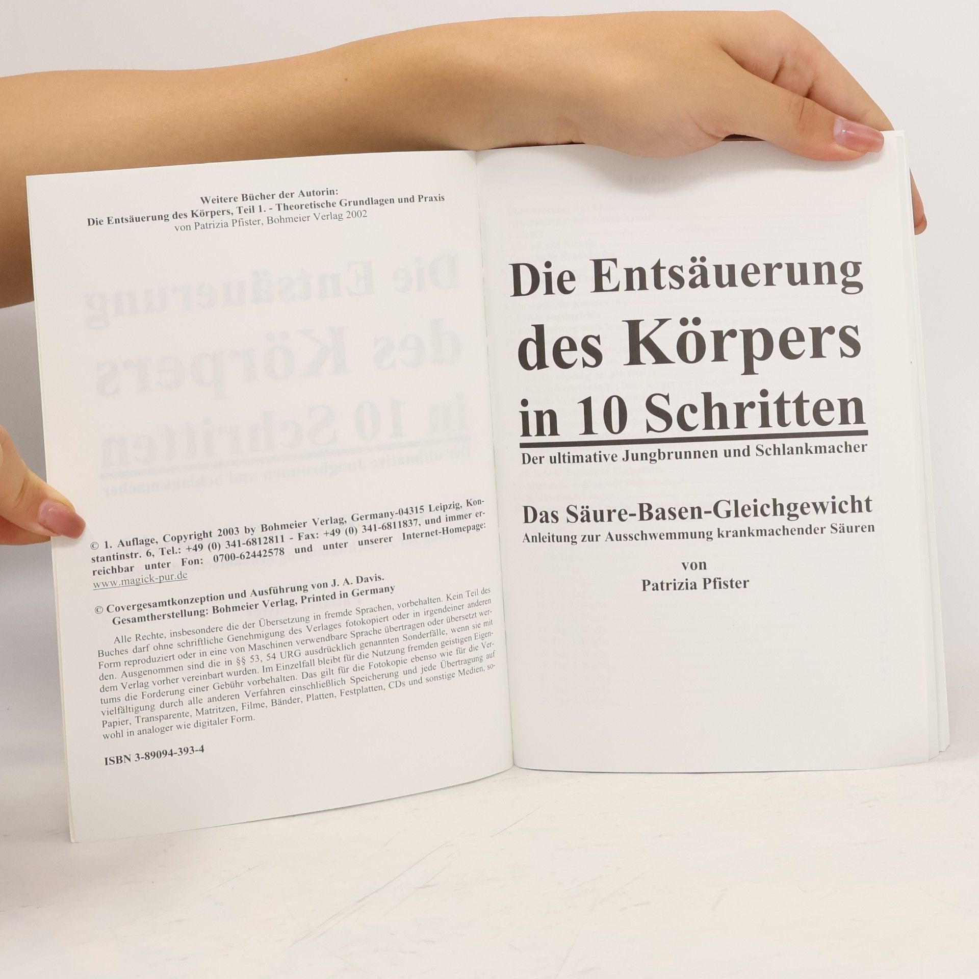 Patrizia Pfister Die Entsäuerung des Körpers in 10 Schritten