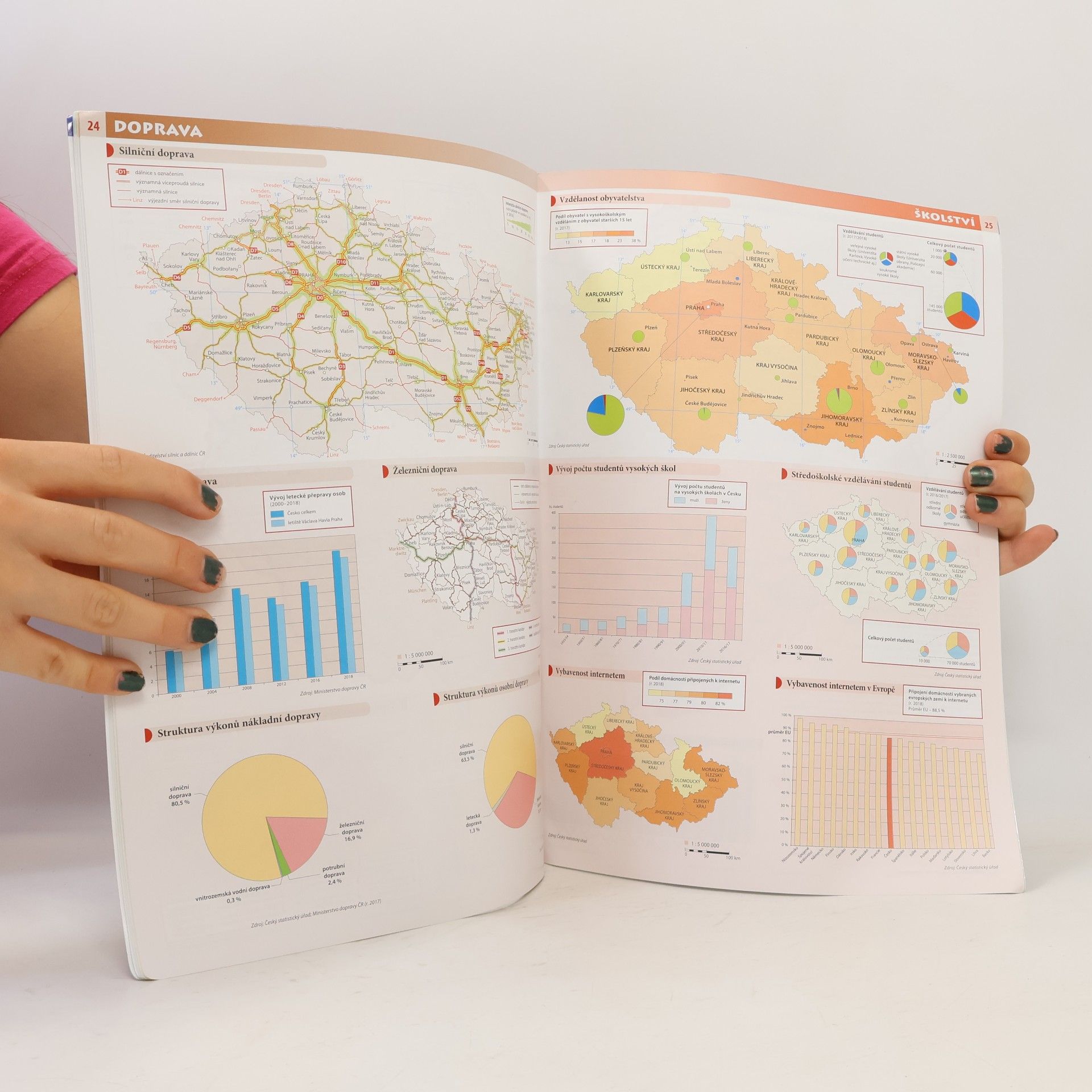 Autorenkollektiv Česko: školní atlas pro základní školy a víceletá gymnázia