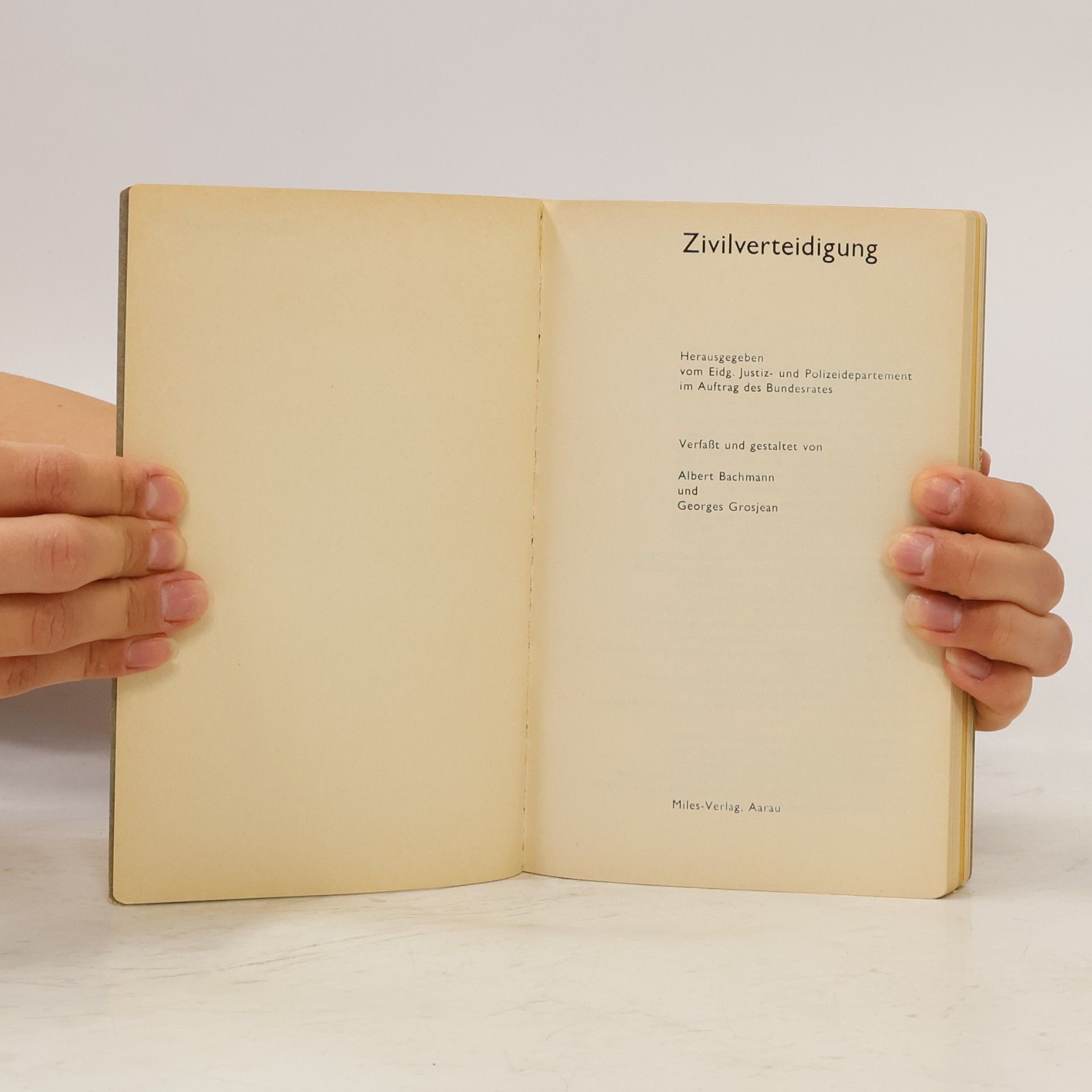Georges Grosjean Zivilverteidigung