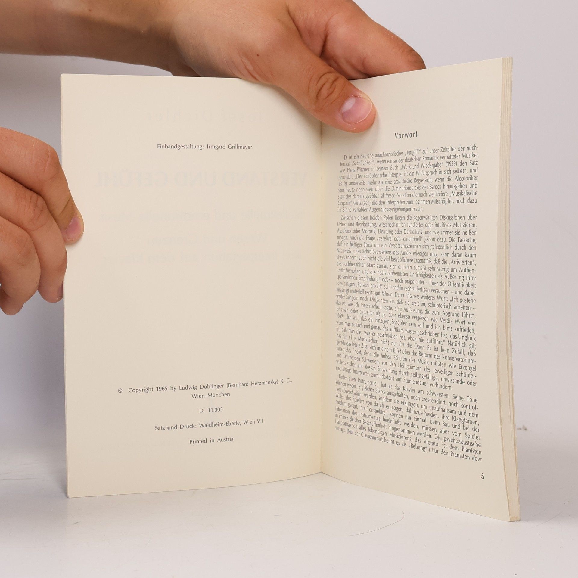 Various authors Verstand und Gefühl