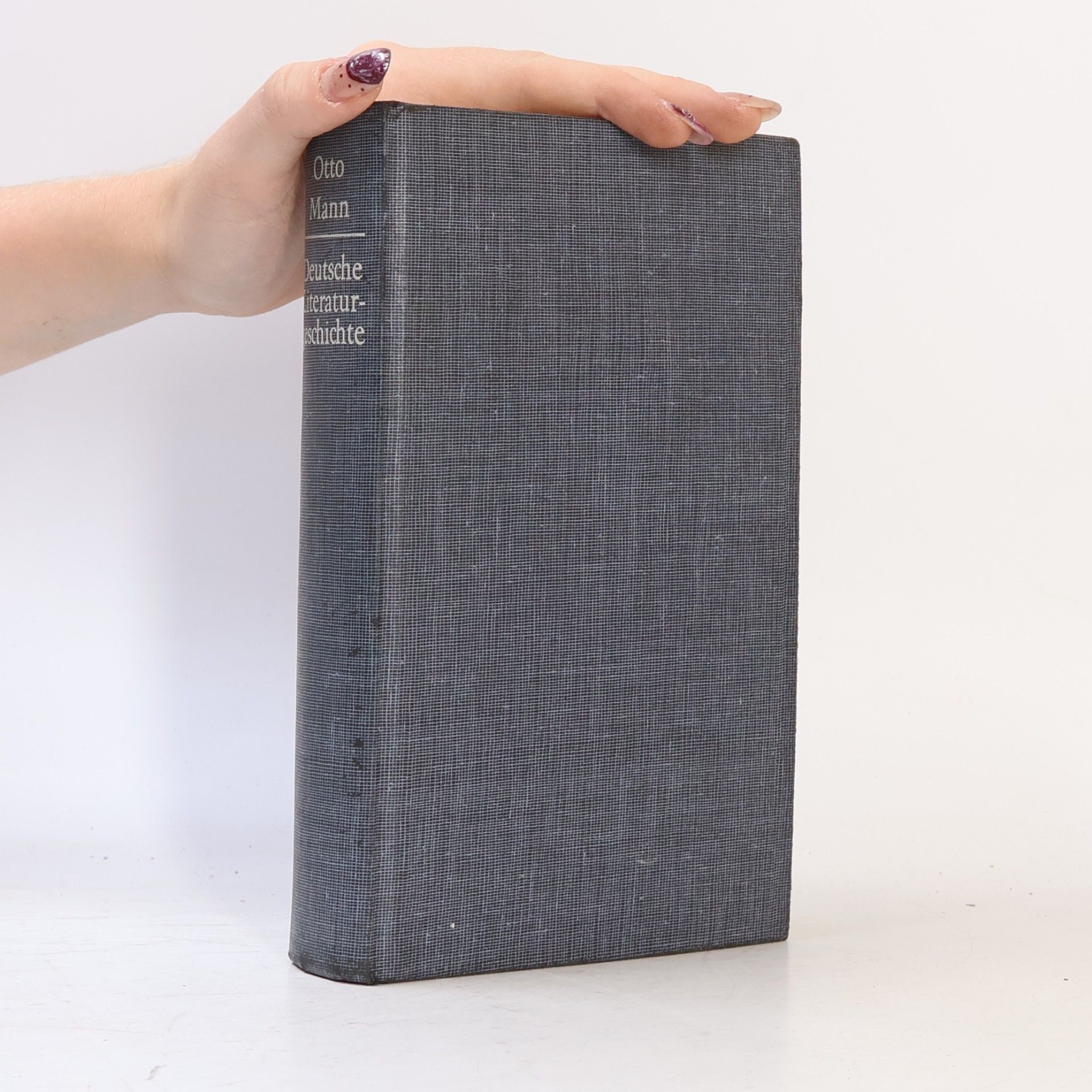 Otto Mann Deutsche Literaturgeschichte