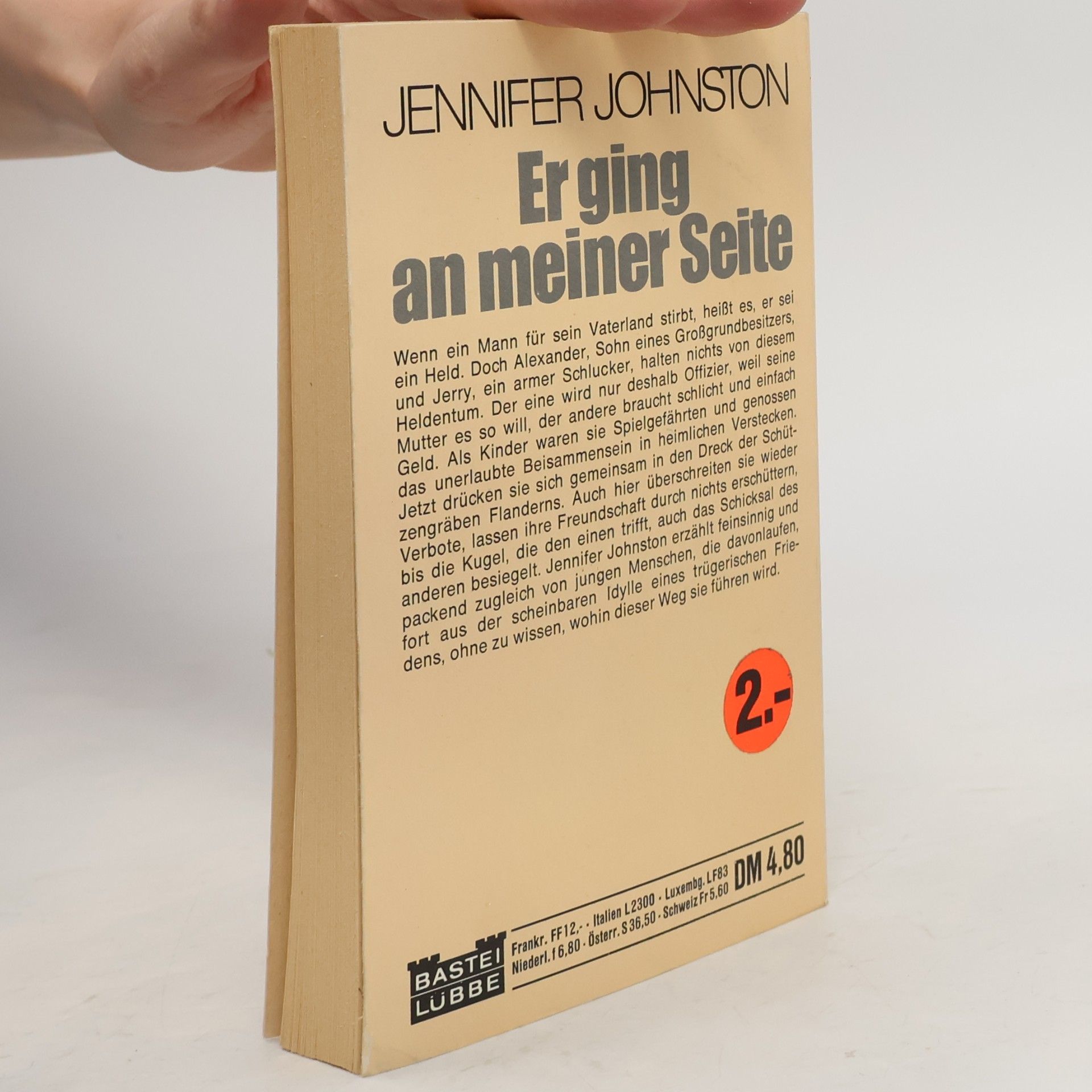 Jennifer Johnston Er ging an meiner Seite