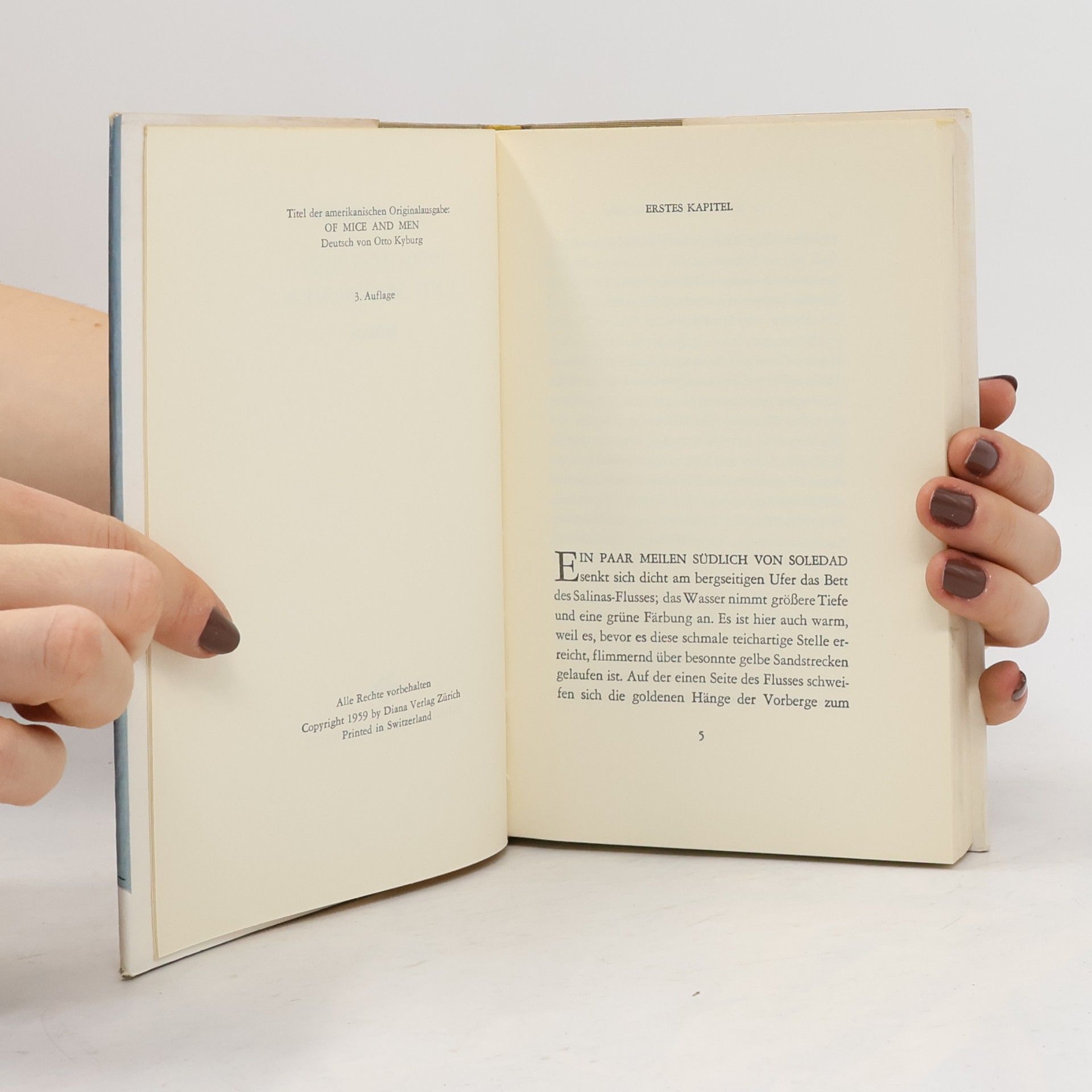 John Steinbeck Don Mäusen und Menschen