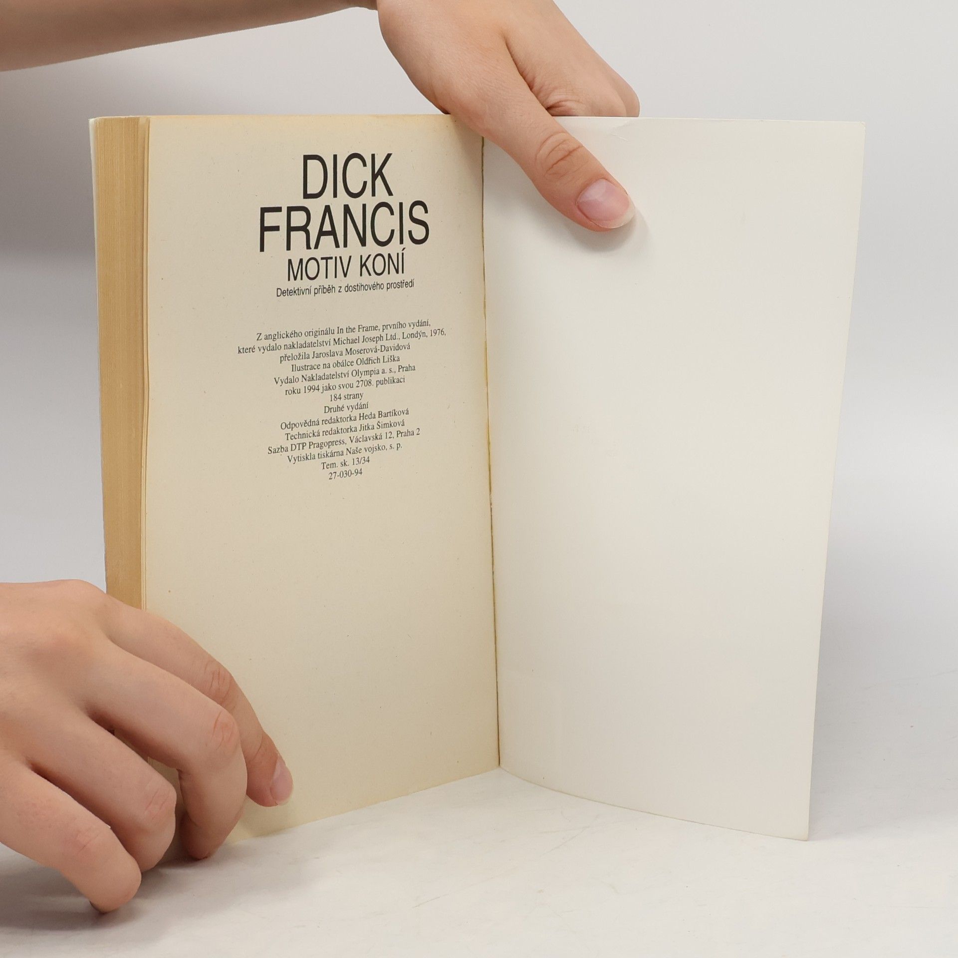 Dick Francis Motiv koní