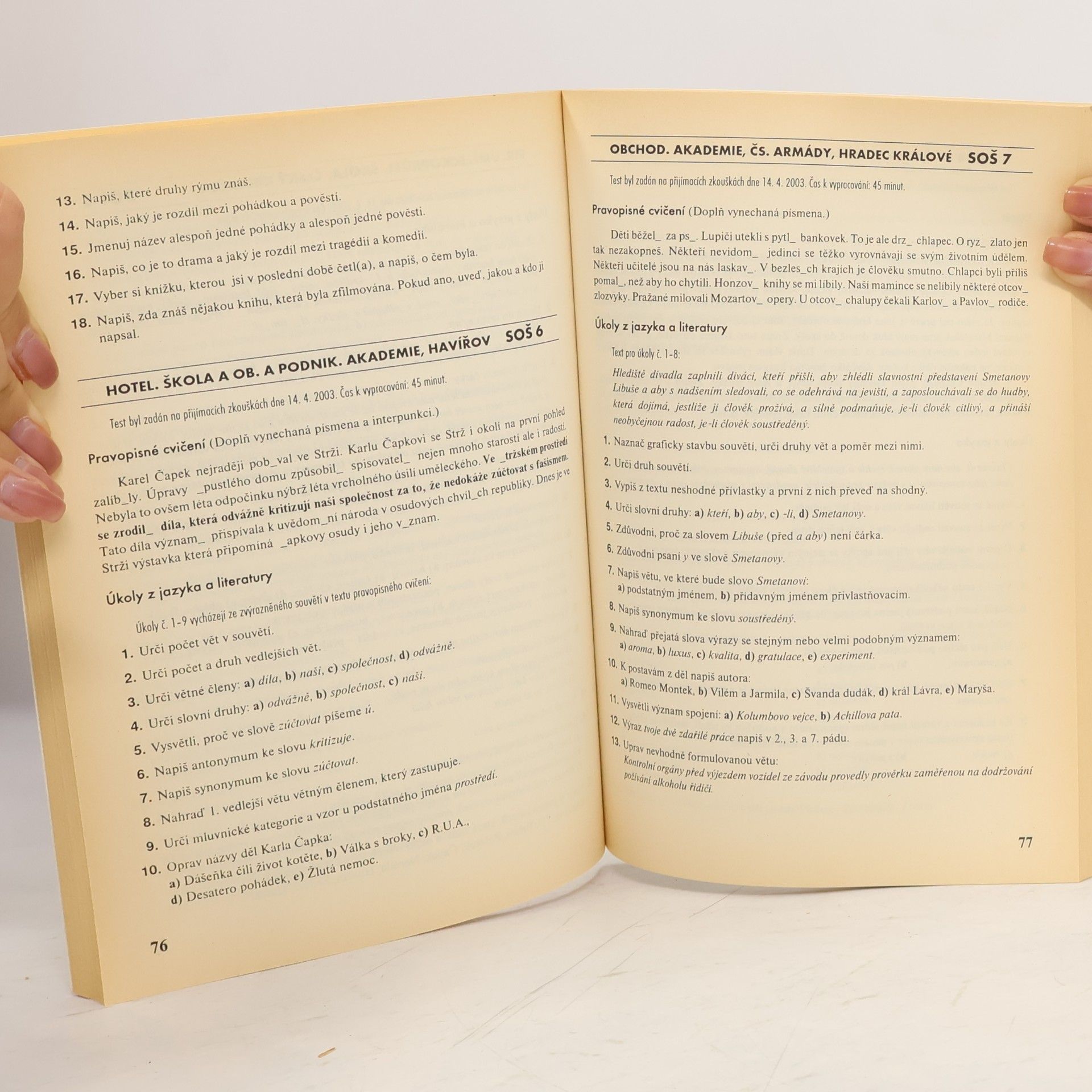 Autores varios Testy z českého jazyka 2004