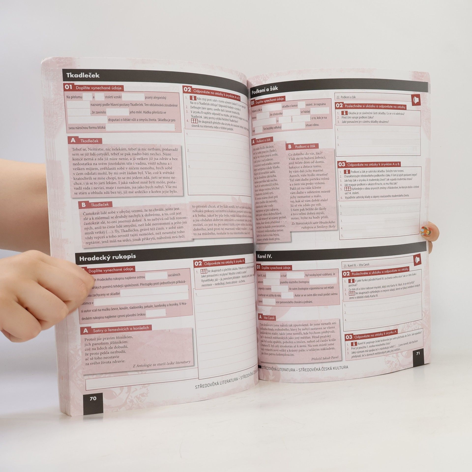 Kolektiv autorů Literatura pro 1. ročník středních škol. Pracovní sešit