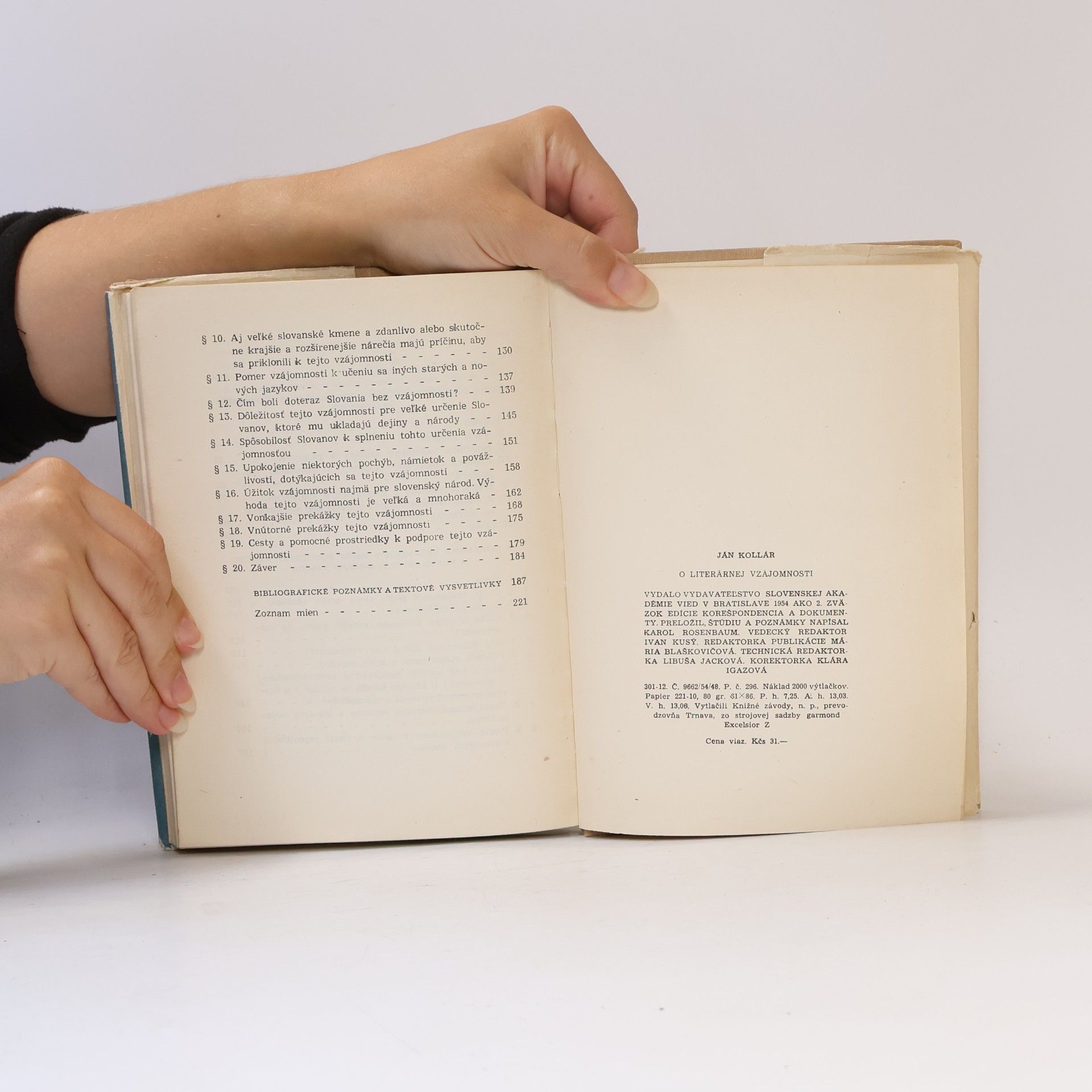 Ján Kollár O literárnej vzájomnosti