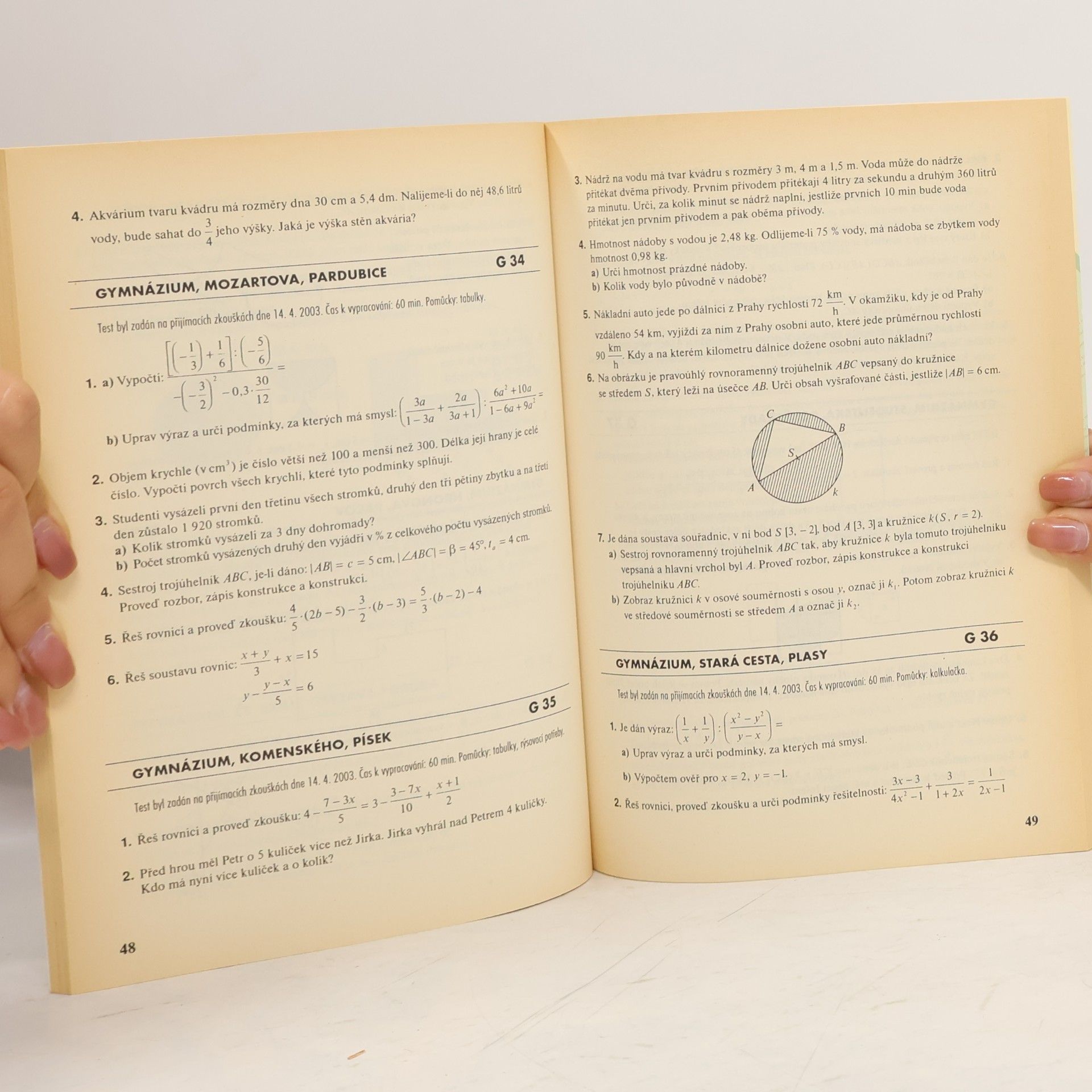 Andrea Havlínová Testy z matematiky 2004