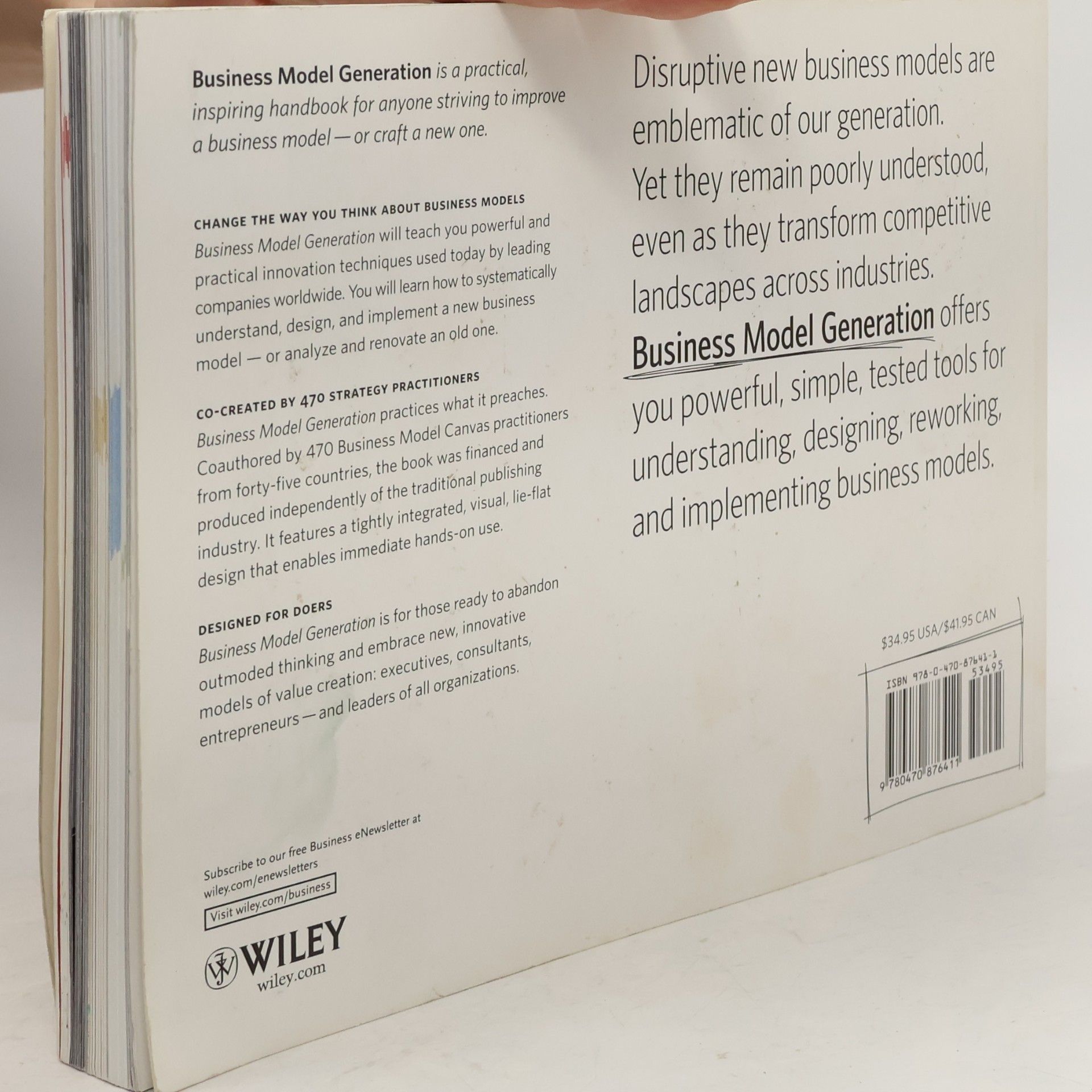 Alexander Osterwalder Business Model Generation