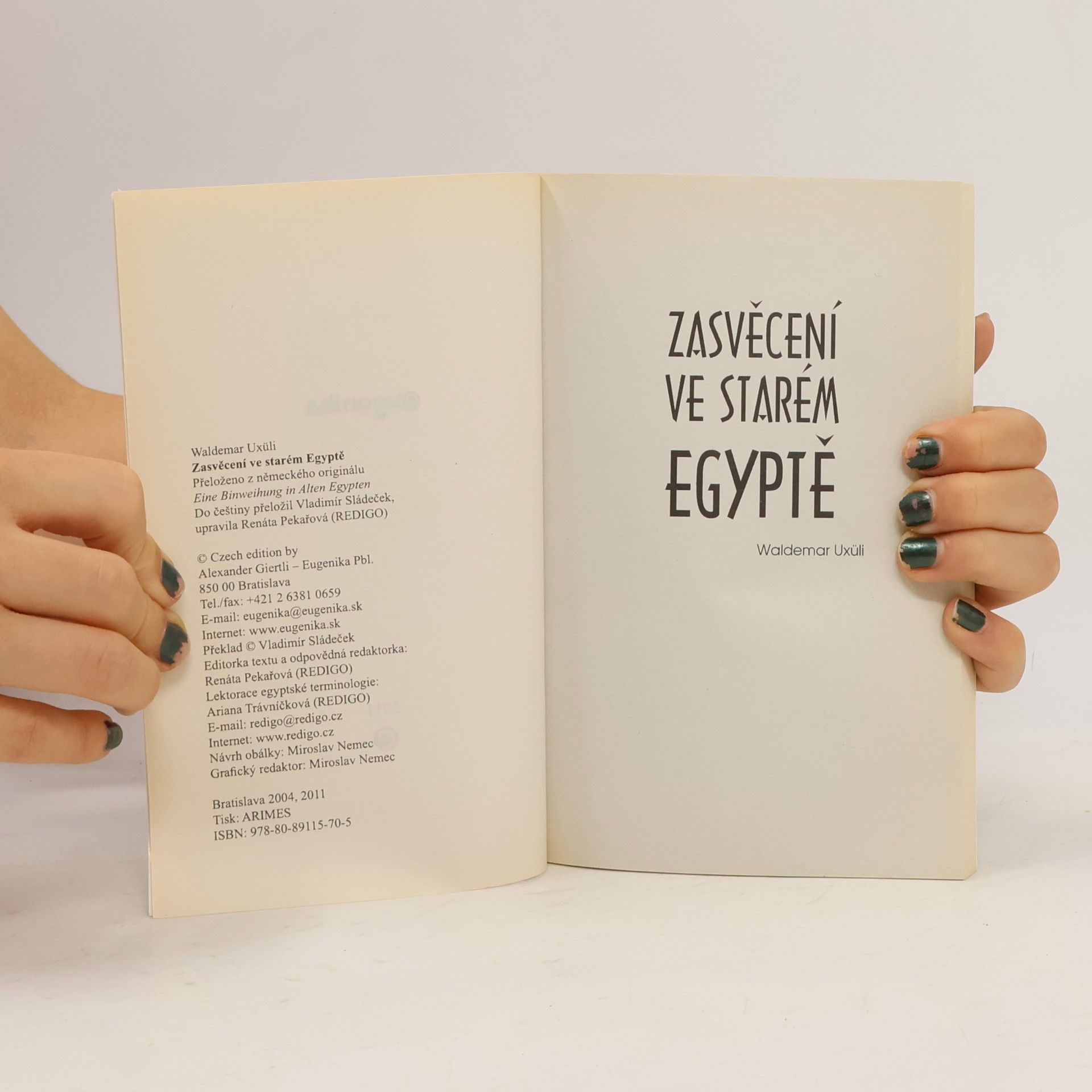 Waldemar Uxüli Zasvěcení ve starém Egyptě