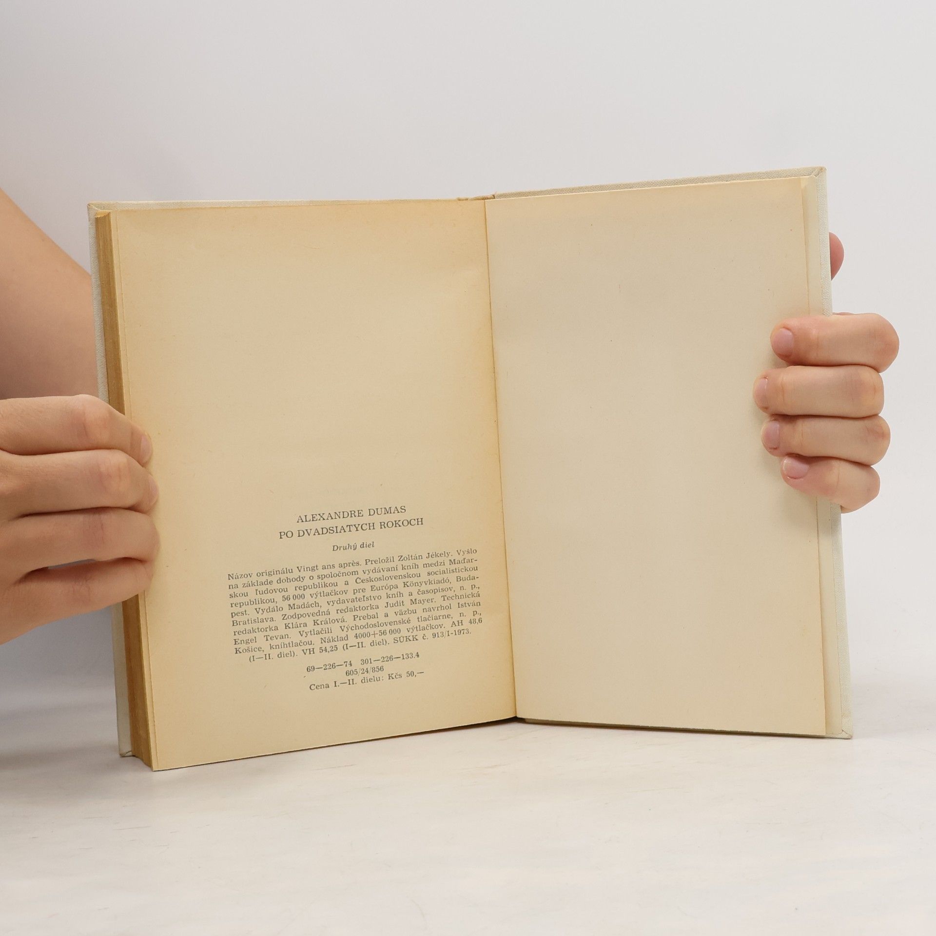 Alexandre Dumas der Ältere Húsz év múlva