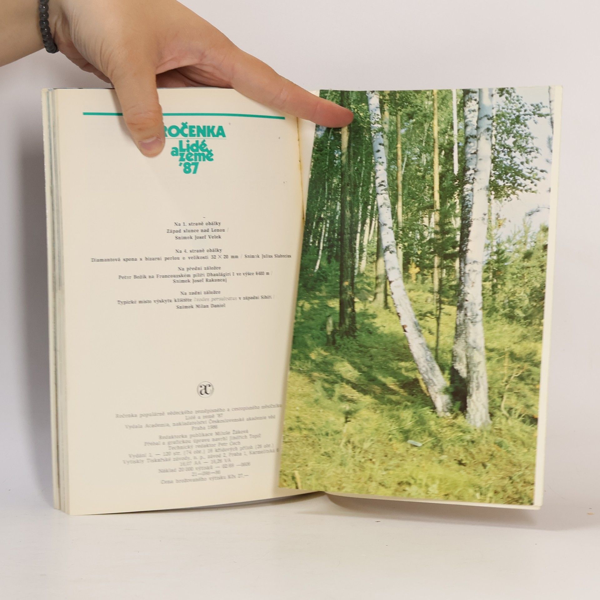 Collectif d'auteurs Lidé a země '87 - Ročenka populárně vědeckého zeměpisného a cestopisného měsíčníku