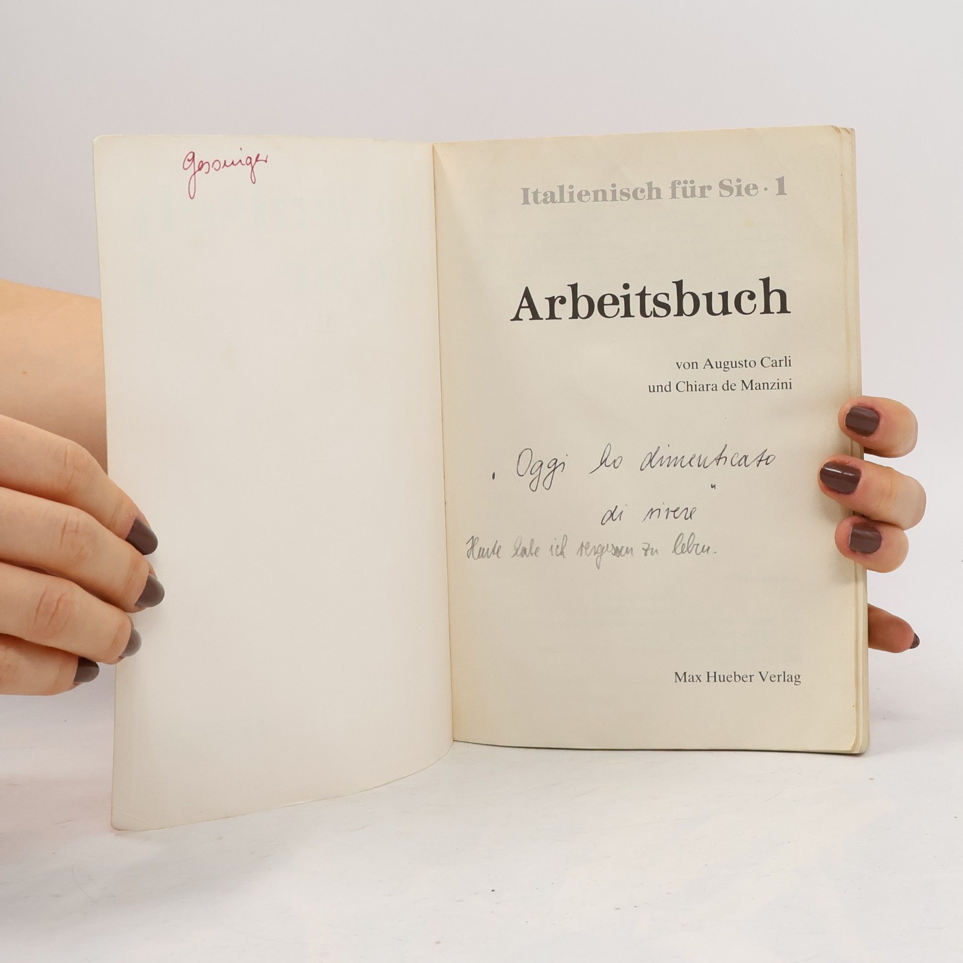 Autorenkollektiv Italienisch für Sie 1