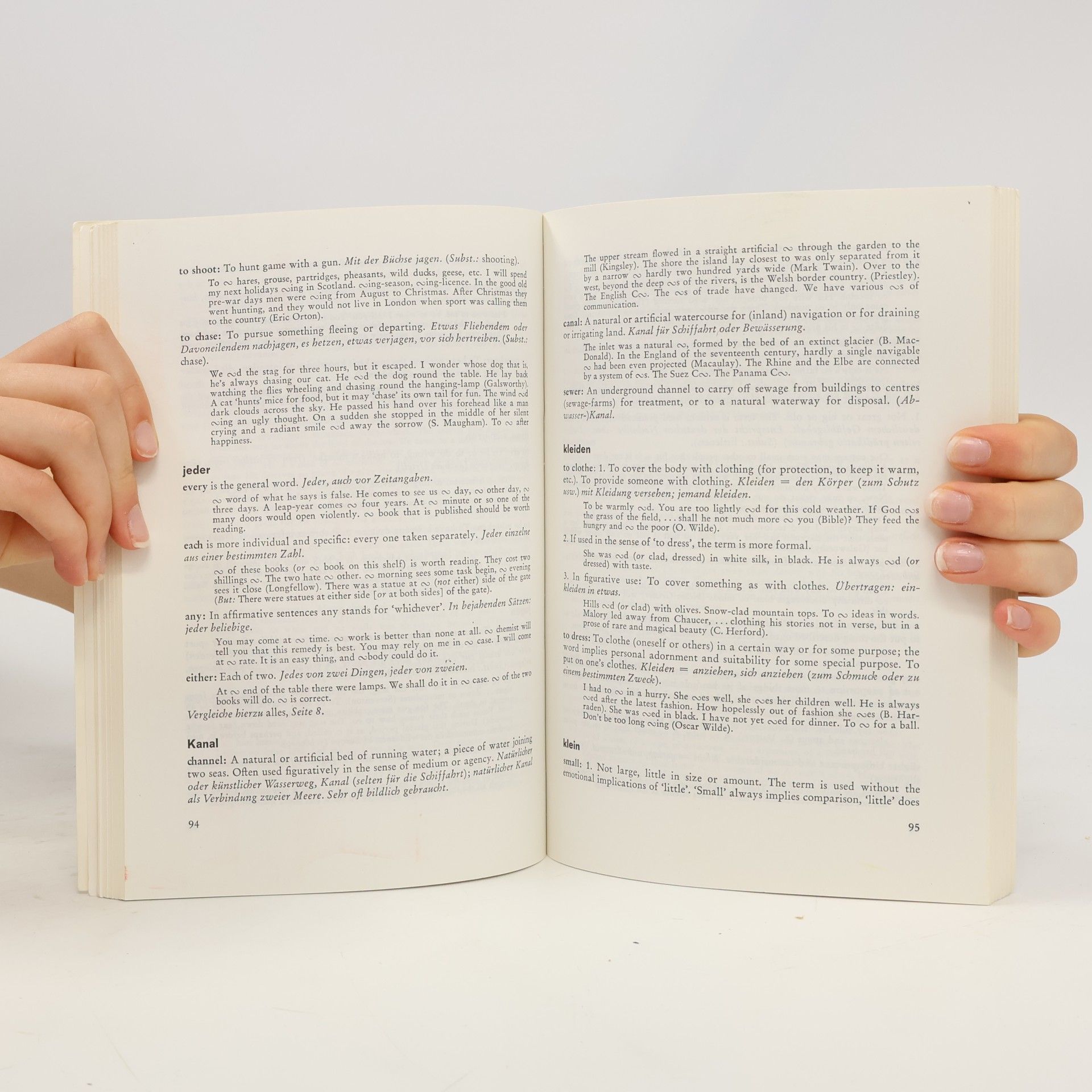 Hans-Wilhelm Klein Englische Schulsynonymik