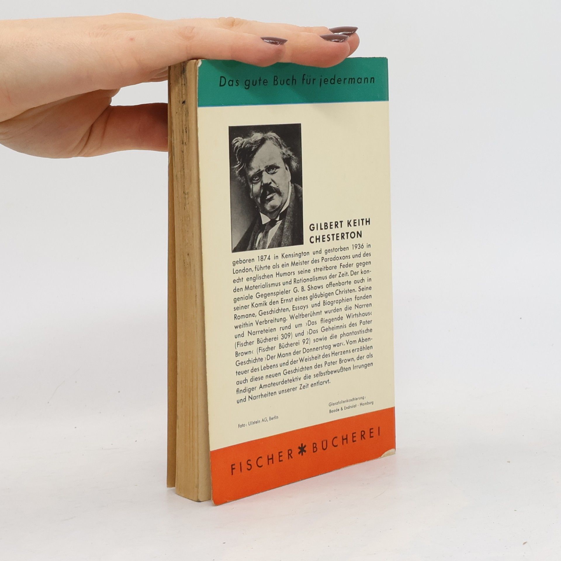 G. K. Chesterton Das Paradies der Diebe