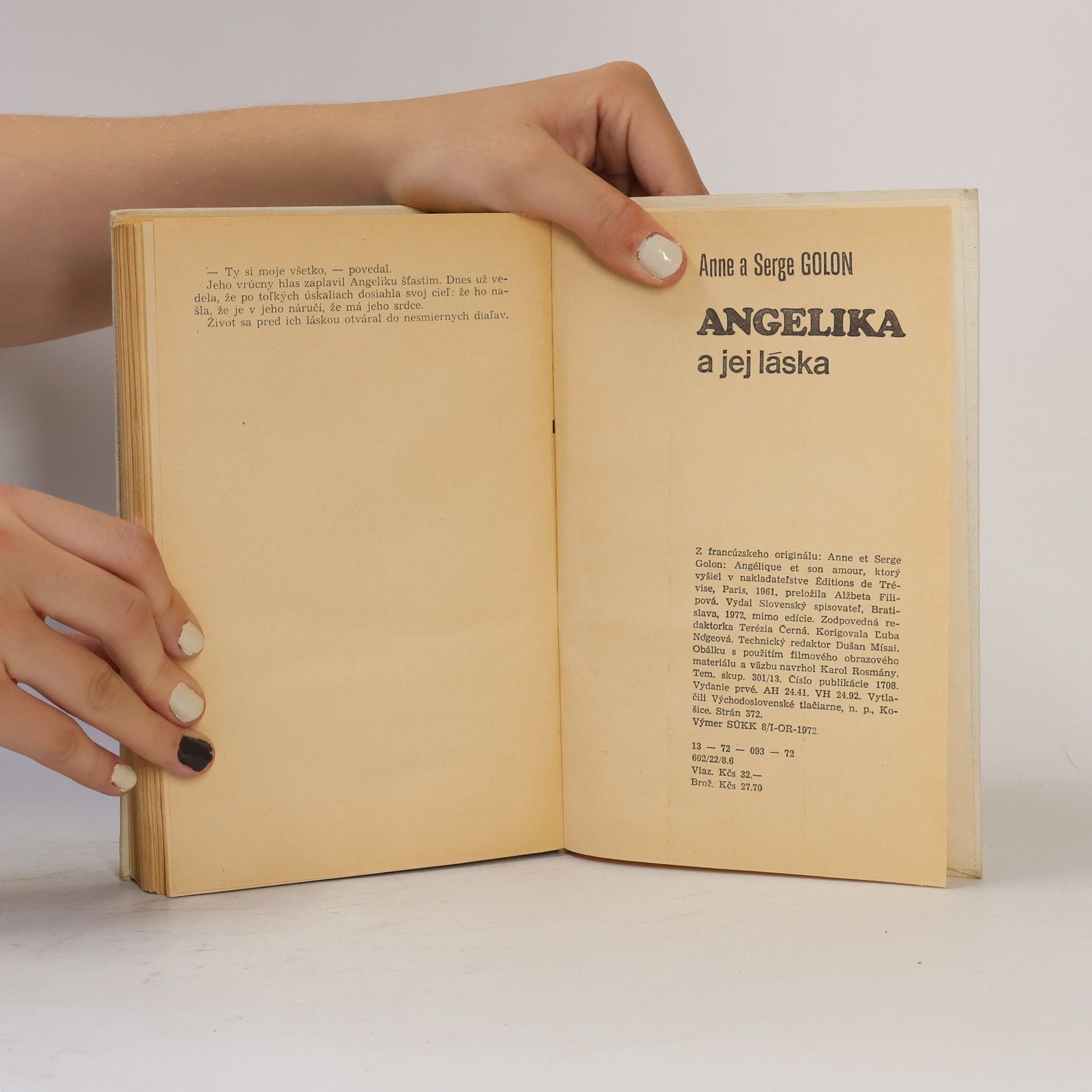 Anne Golon Angelika 6. Angelika a jej láska