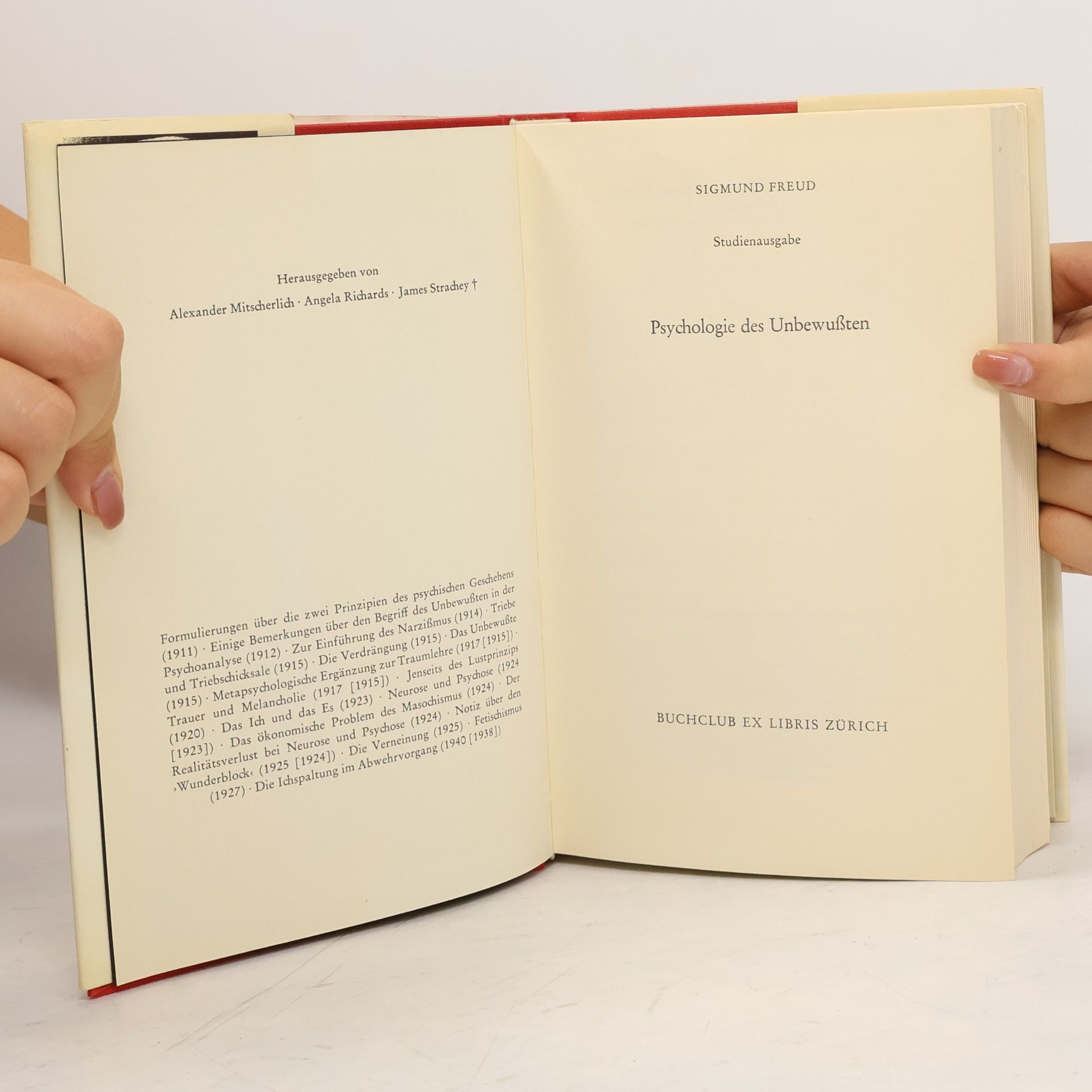 Sigmund Freud Psychologie des Unbewussten