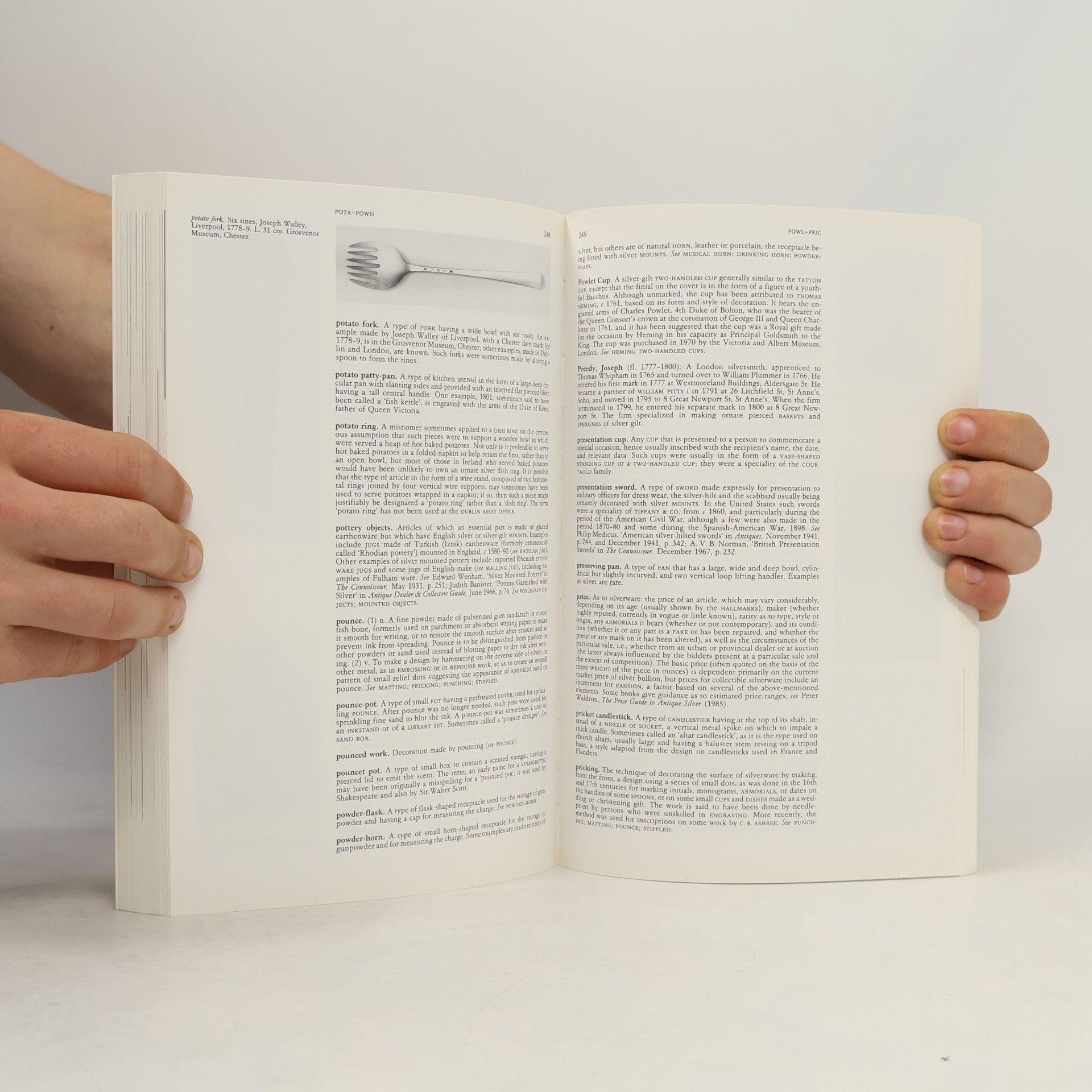 Harold Newman An Illustrated Dictionary of Silverware