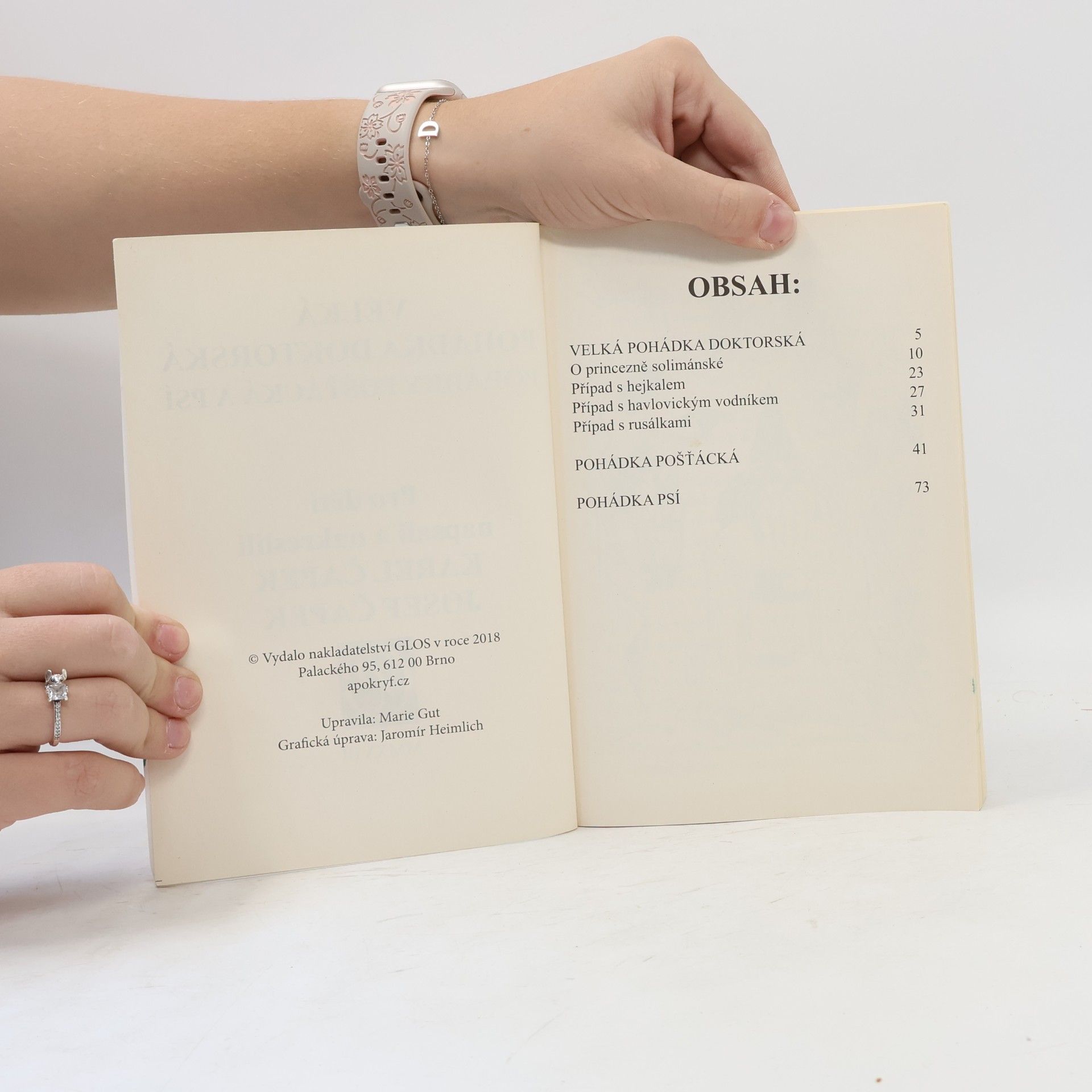 Karel Čapek Velká pohádka doktorská. Pohádky pošťácká a psí