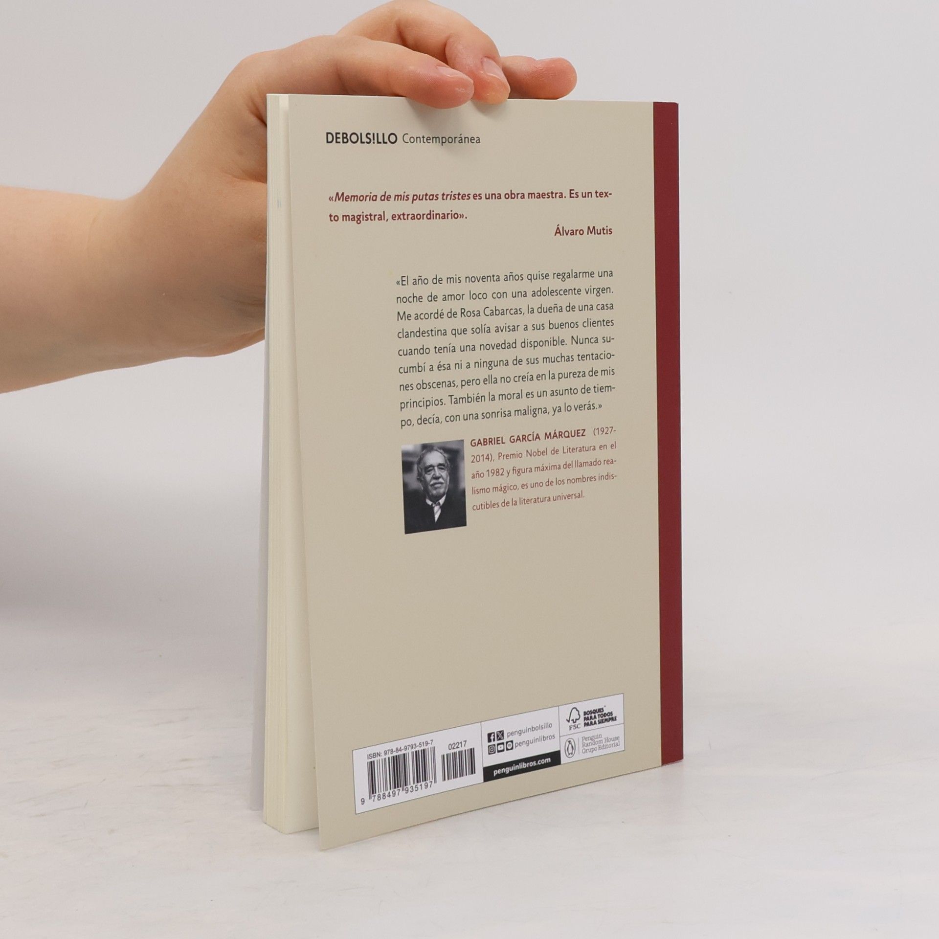 Gabriel García Márquez Memoria de mis putas tristes