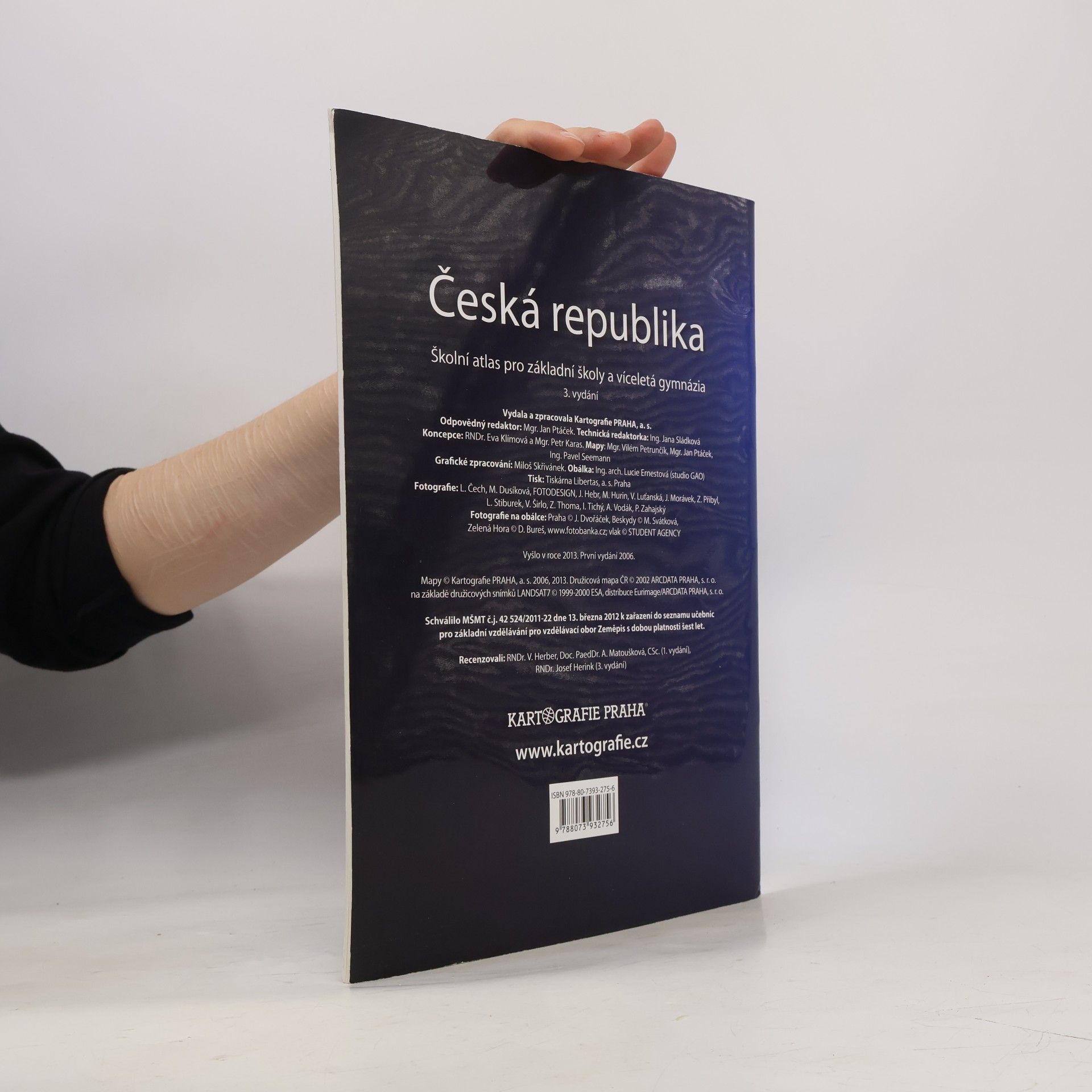 Auteurscollectief Česká republika školní atlas pro základní školy a víceletá gymnázia