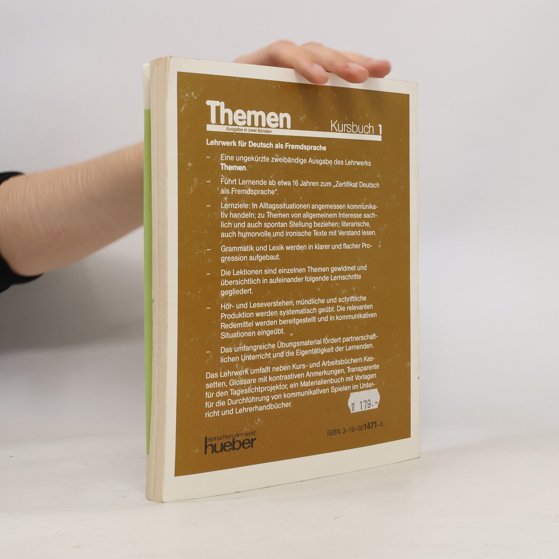 Hartmut Aufderstrasse Themen : Ausgabe in zwei Bänden : Lehrwerk für Deutsch als Fremdsprache. 1, Kursbuch