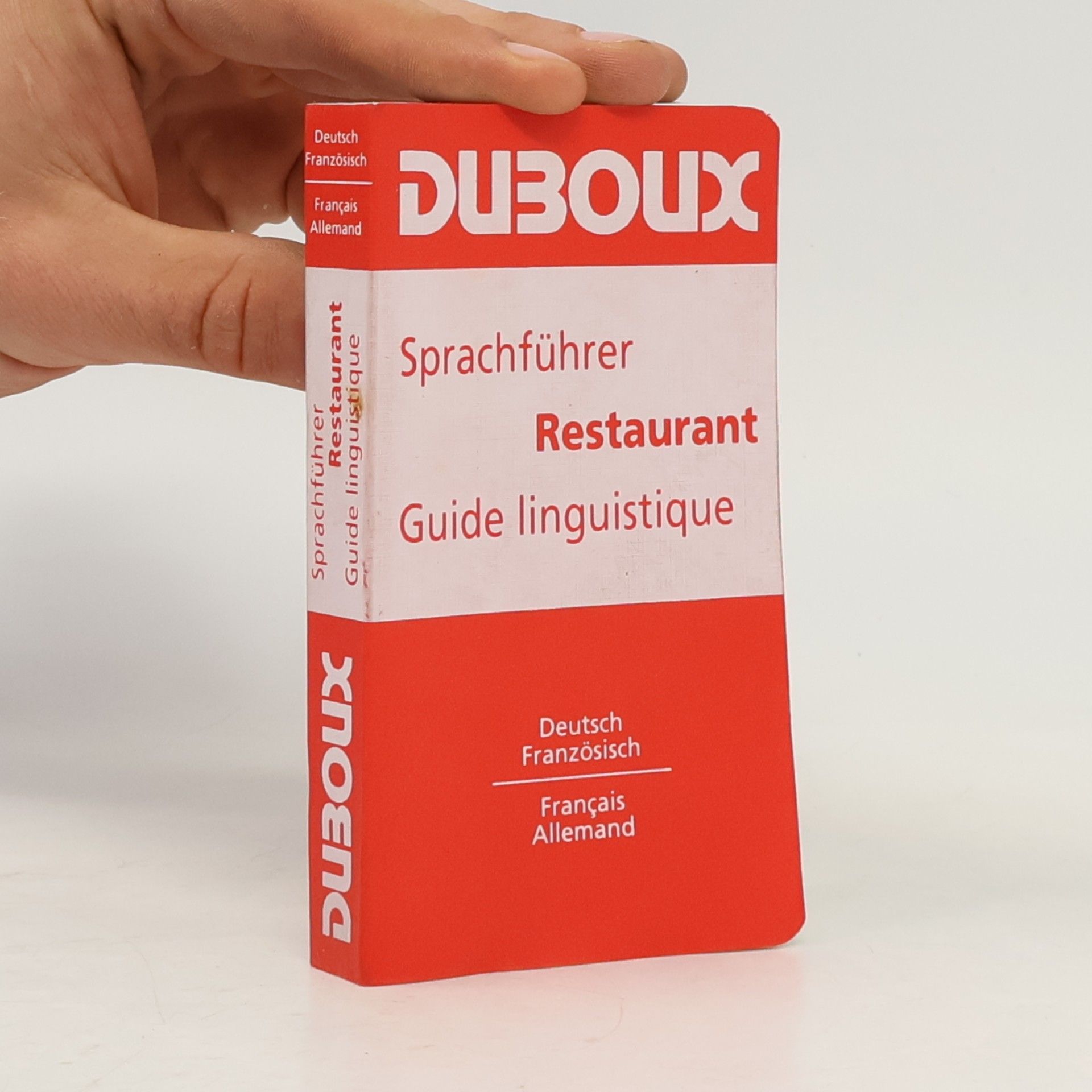 Sprachführer Restaurant /Restaurant Guide linguistique. Deutsch-Französisch /Français-Allemand