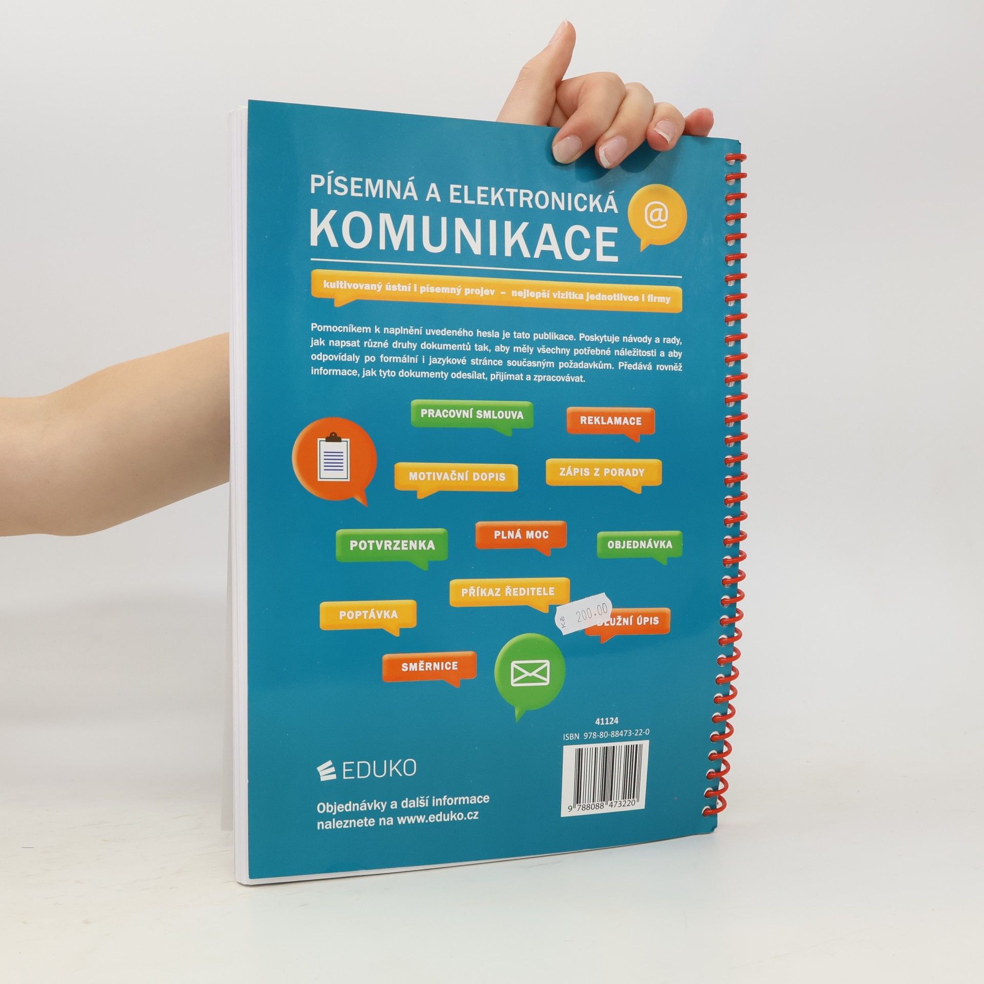 Alena Kocourková Písemná a elektronická komunikace pro střední školy, úřady a veřejnost