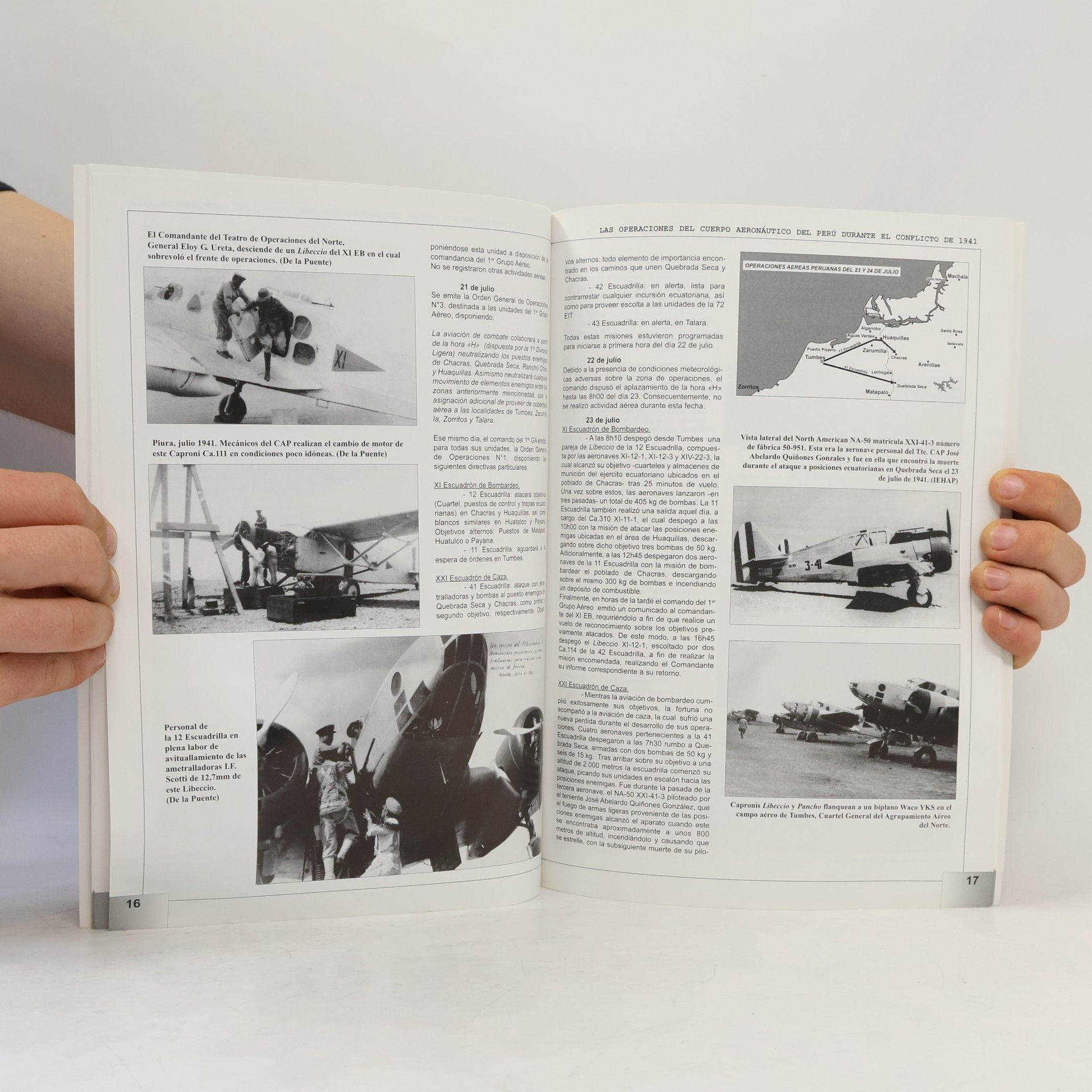 Amaru Tincopa Gallegos Las Operaciones del Cuerpo Aeronáutico del Perú Durante el Conflicto de 1941
