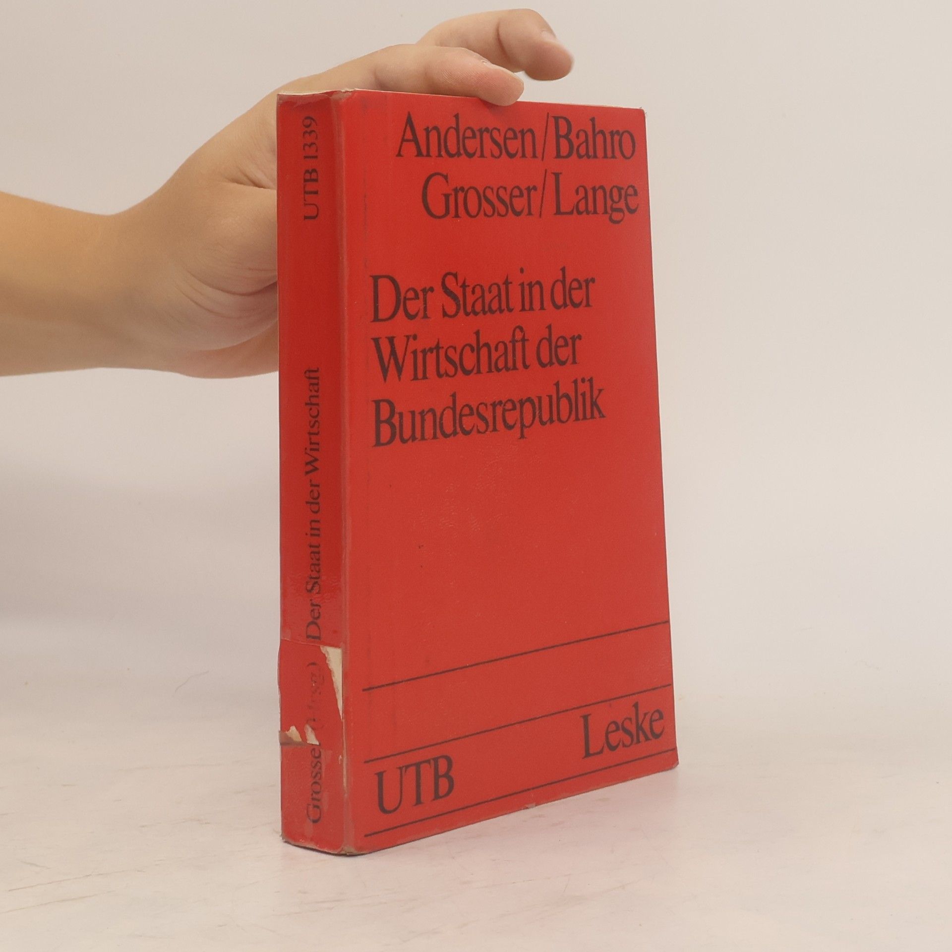 Bahro UTB - 1339: Der Staat in der Wirtschaft der Bundesrepublik