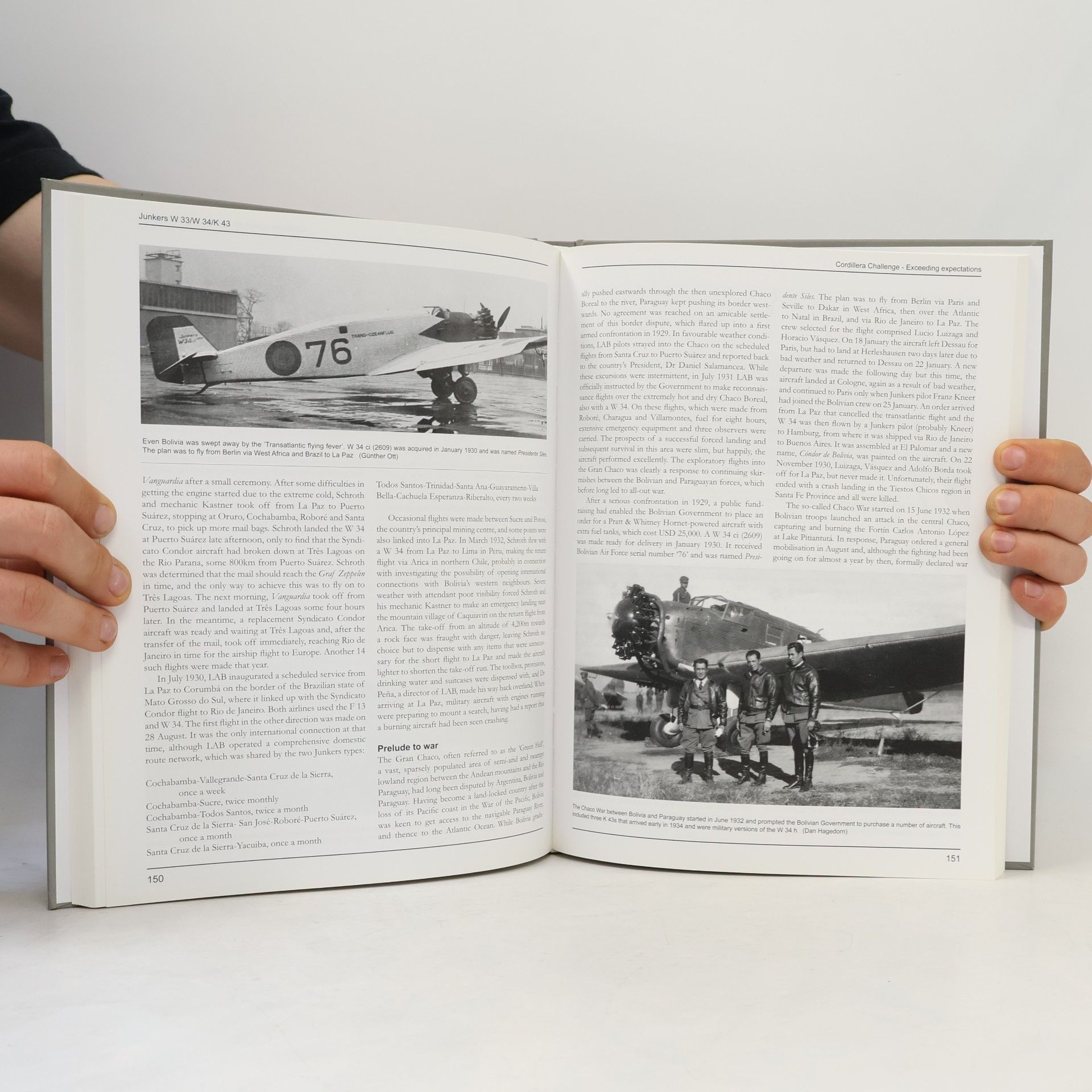 Lennart Andersson Junkers W 33, W 34 And K 43