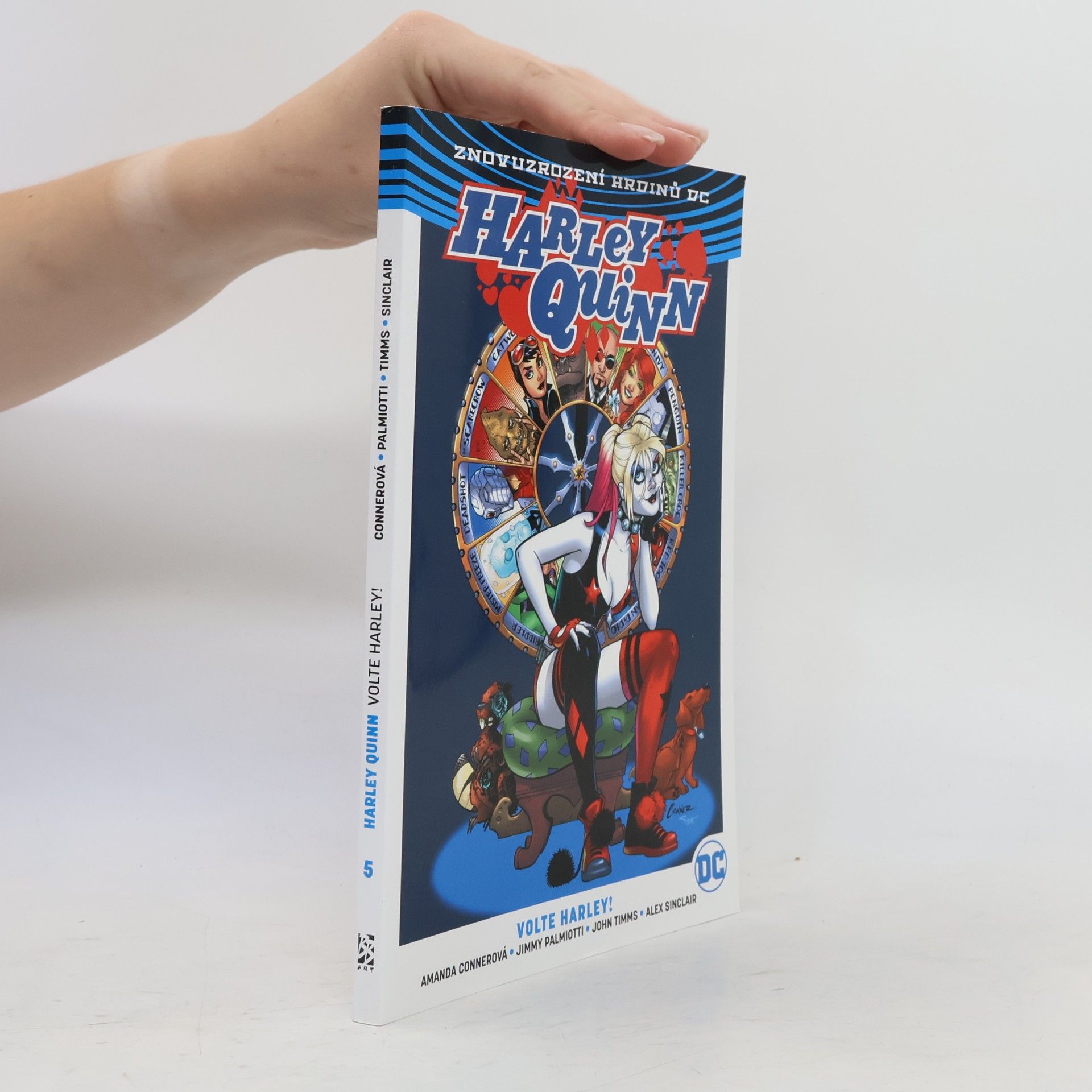 Jimmy Palmiotti Harley Quinn 5: Volte Harley! (black edice)