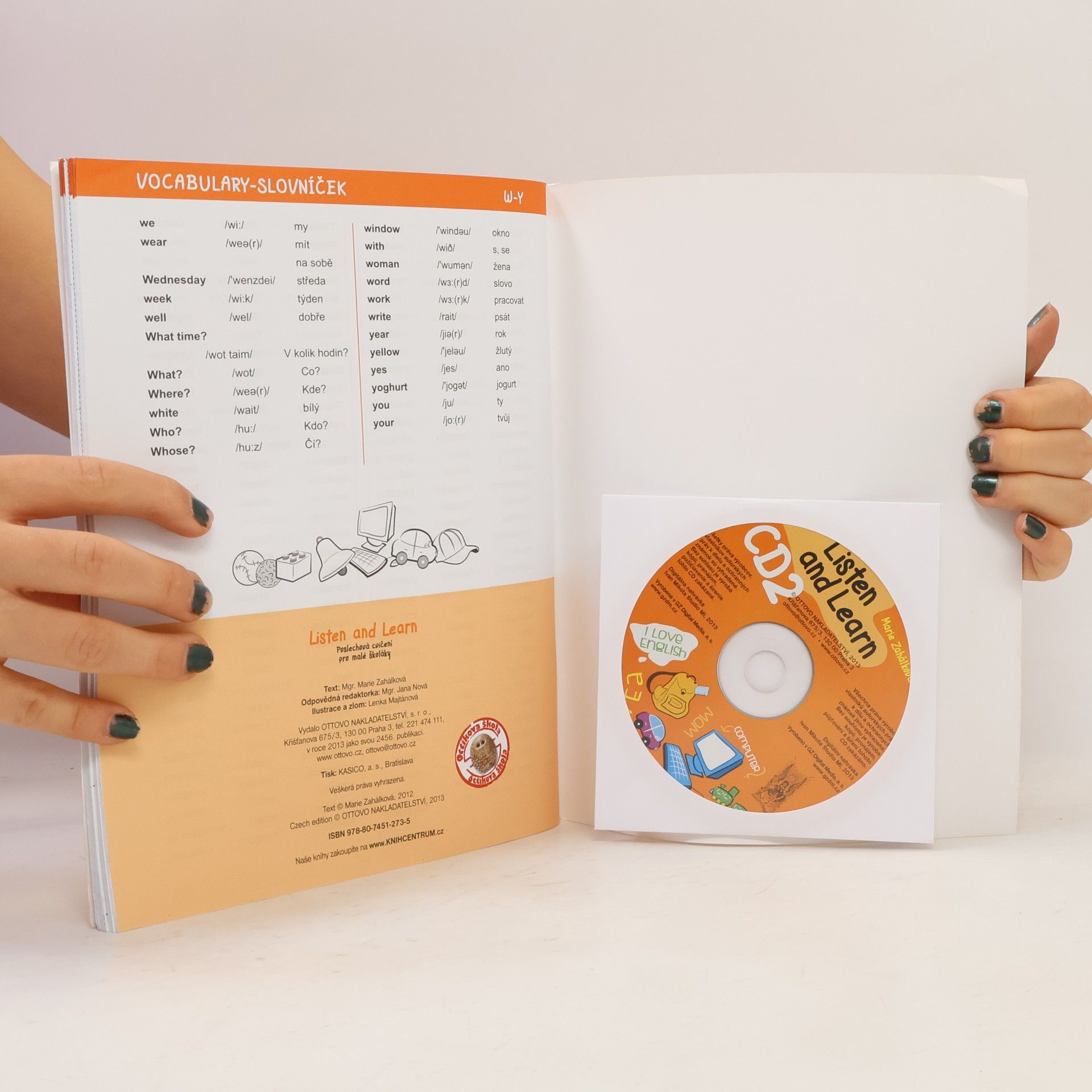 Marie Zahálková Listen and Learn - Poslechová cvičení pro malé školáky