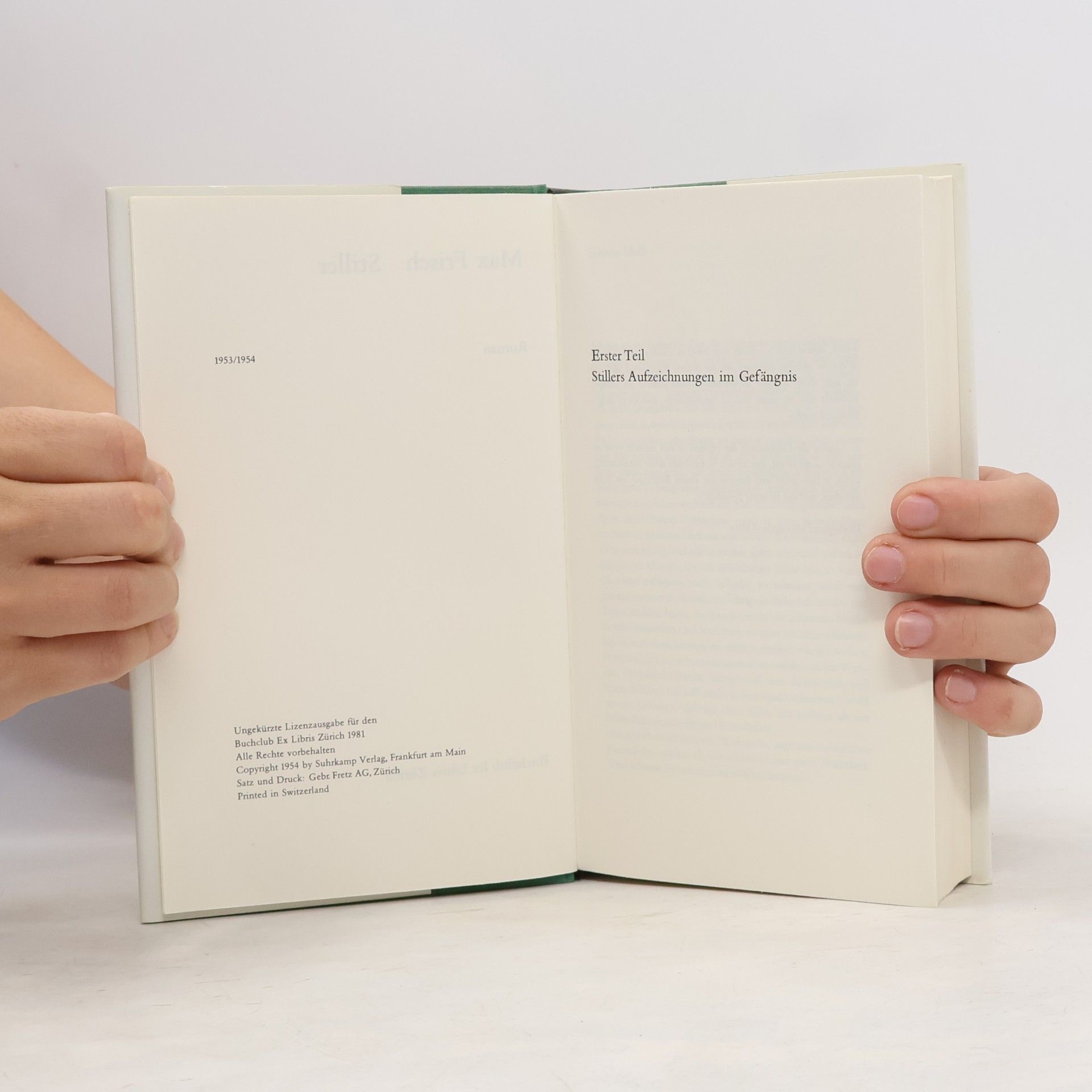Max Frisch Stiller