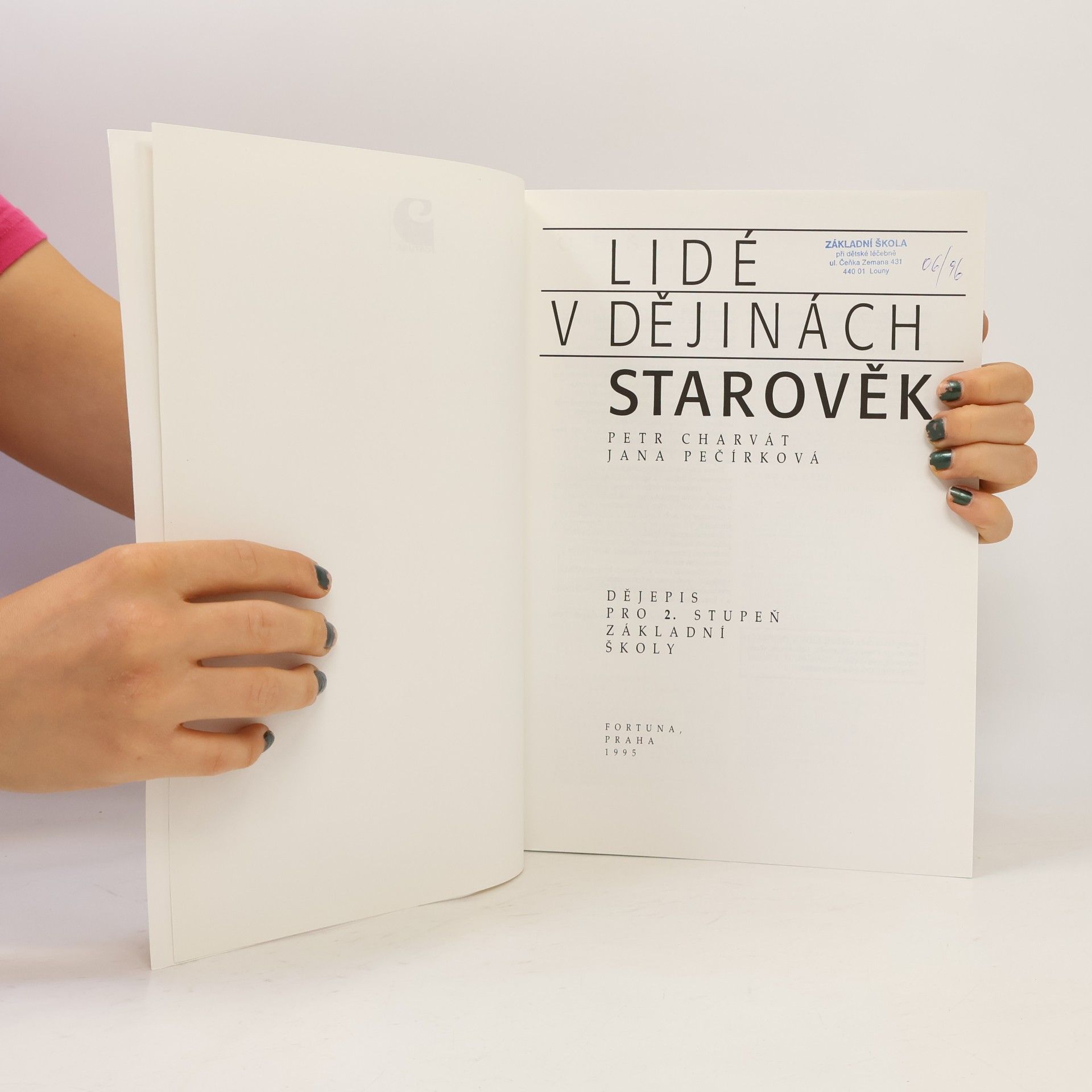 Petr Charvát Lidé v dějinách. Starověk