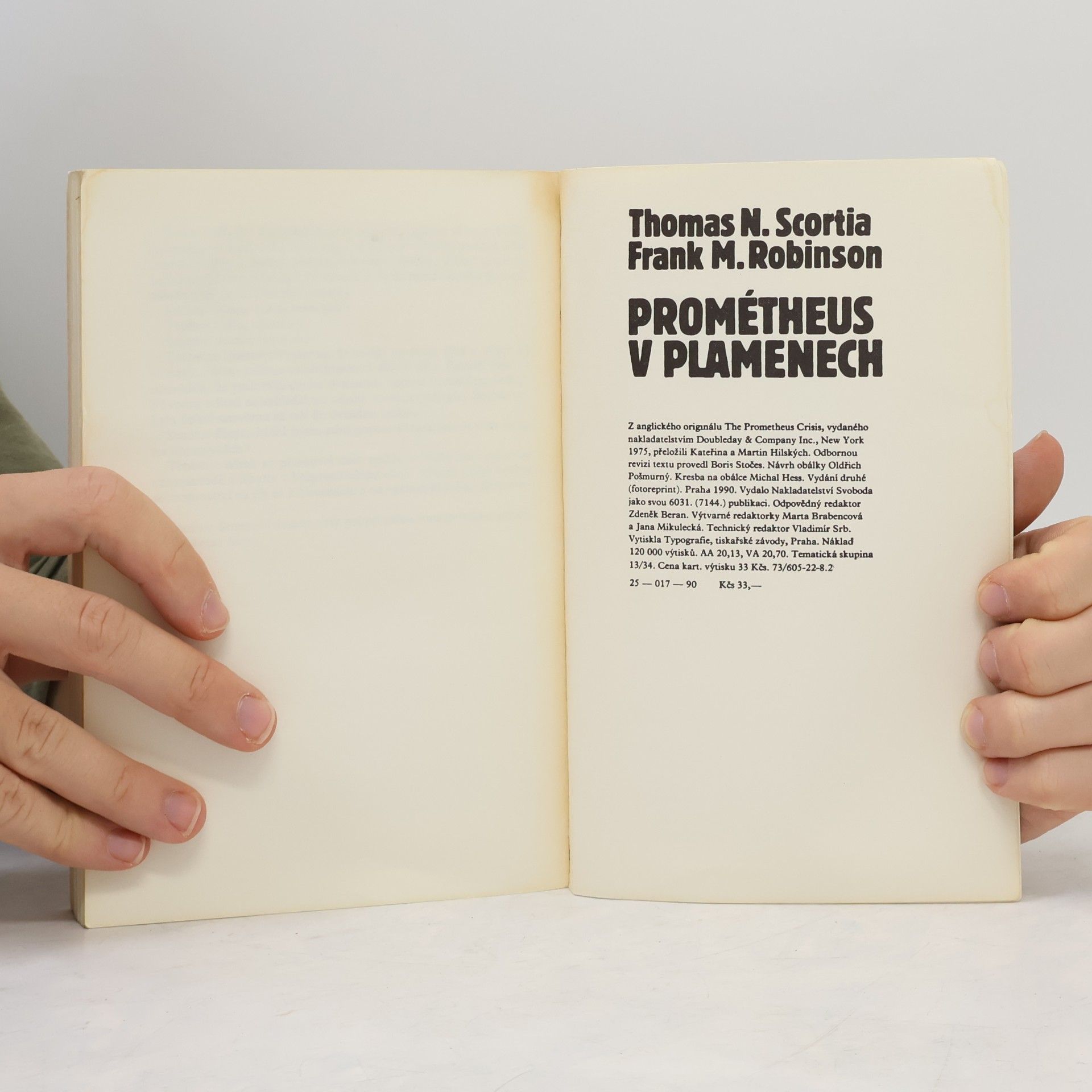 Thomas N. Scortia Prométheus v plamenech