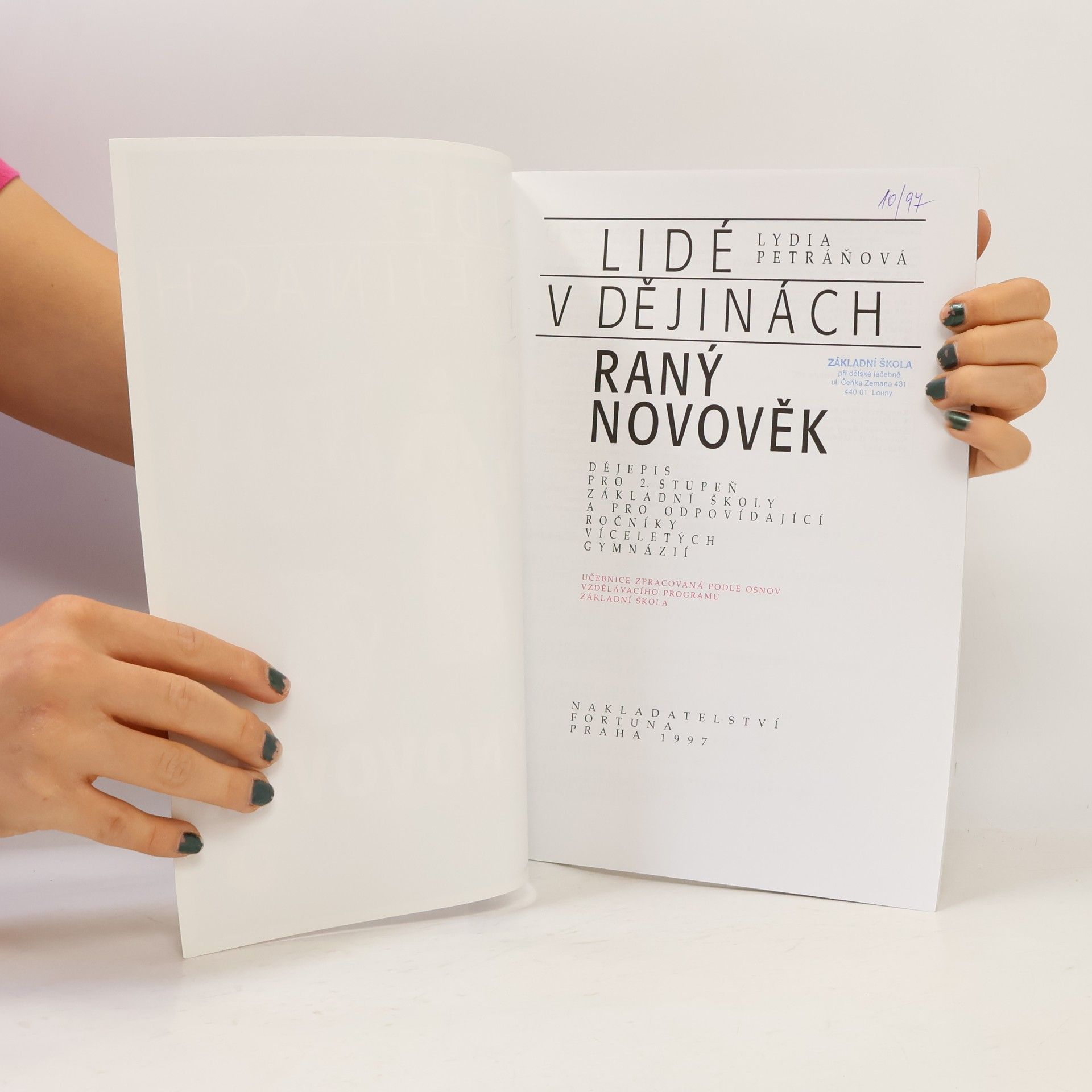 Lydia Petráňová Raný novověk