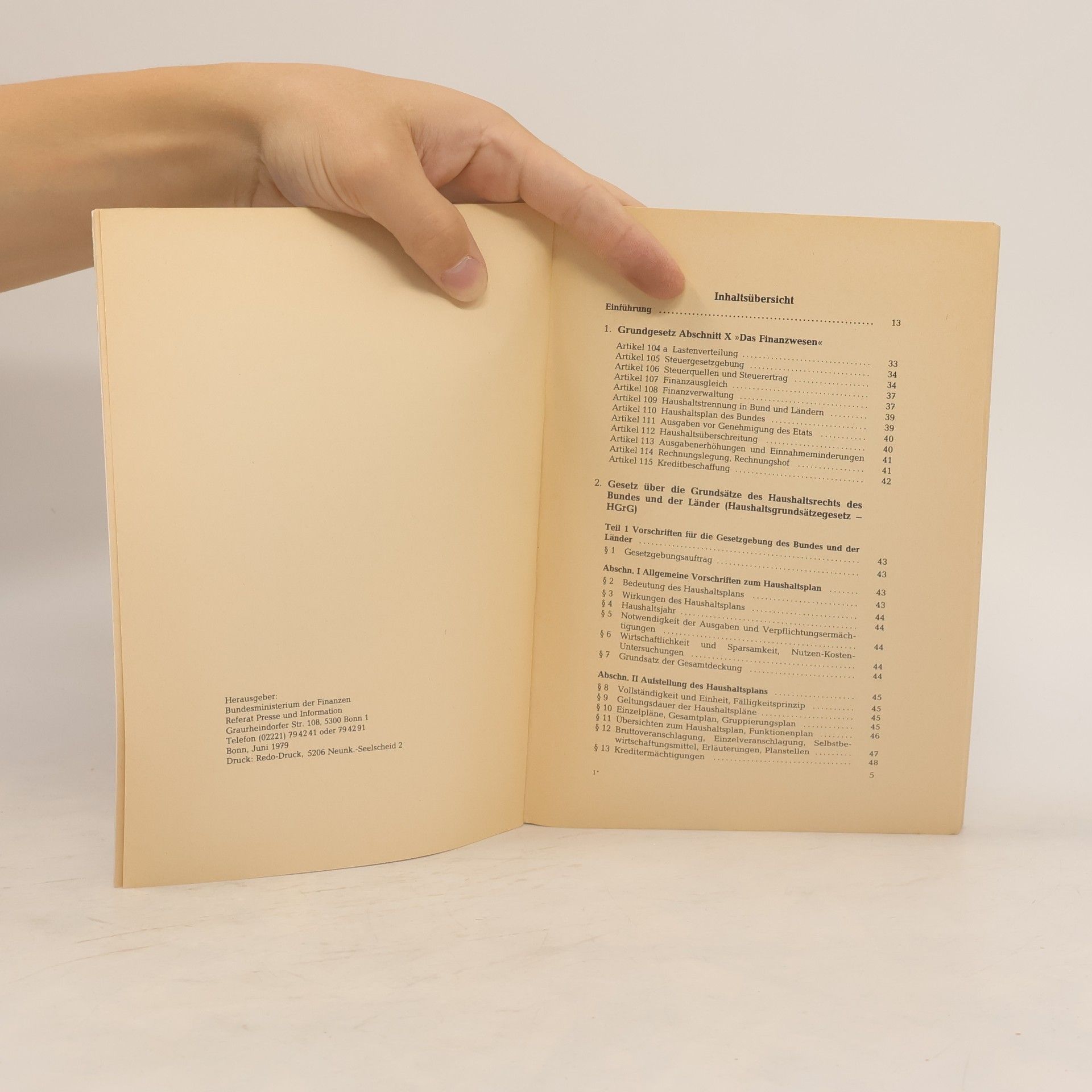 Autorenkollektiv Haushaltsrecht des bundes