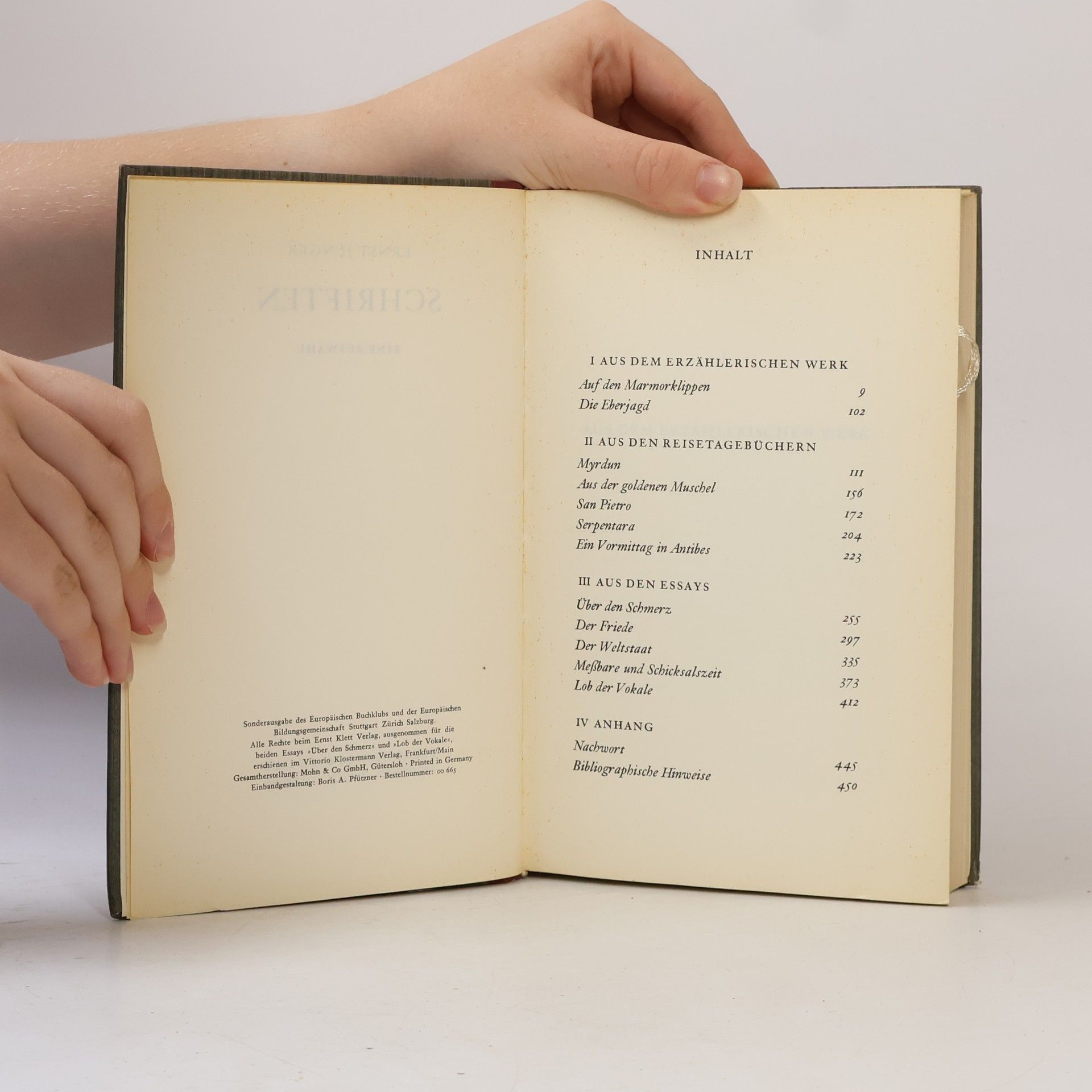 Ernst Jünger Schriften