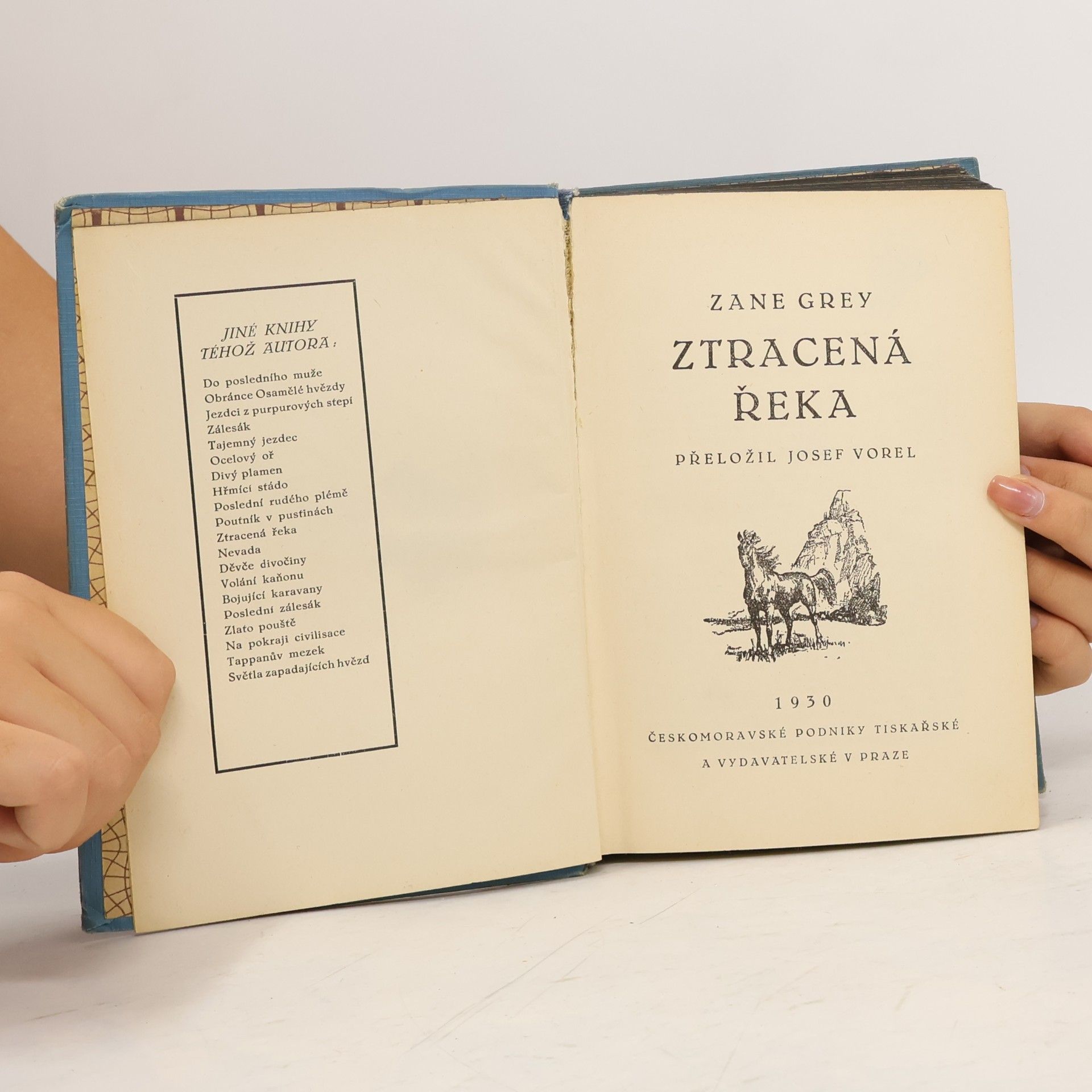 Zane Grey Ztracená řeka