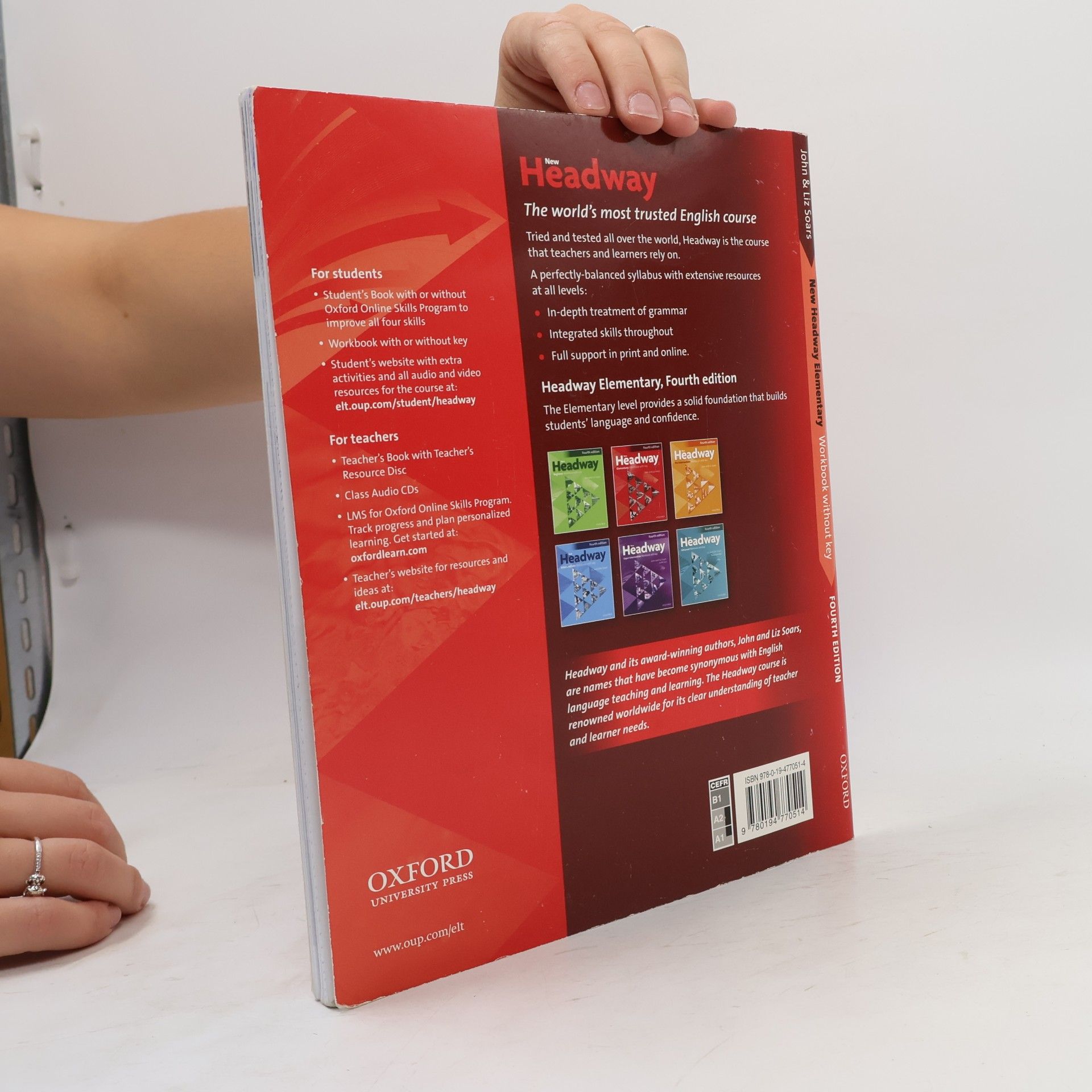 Liz Soars New Headway Elementary Workbook Without Key (4th)